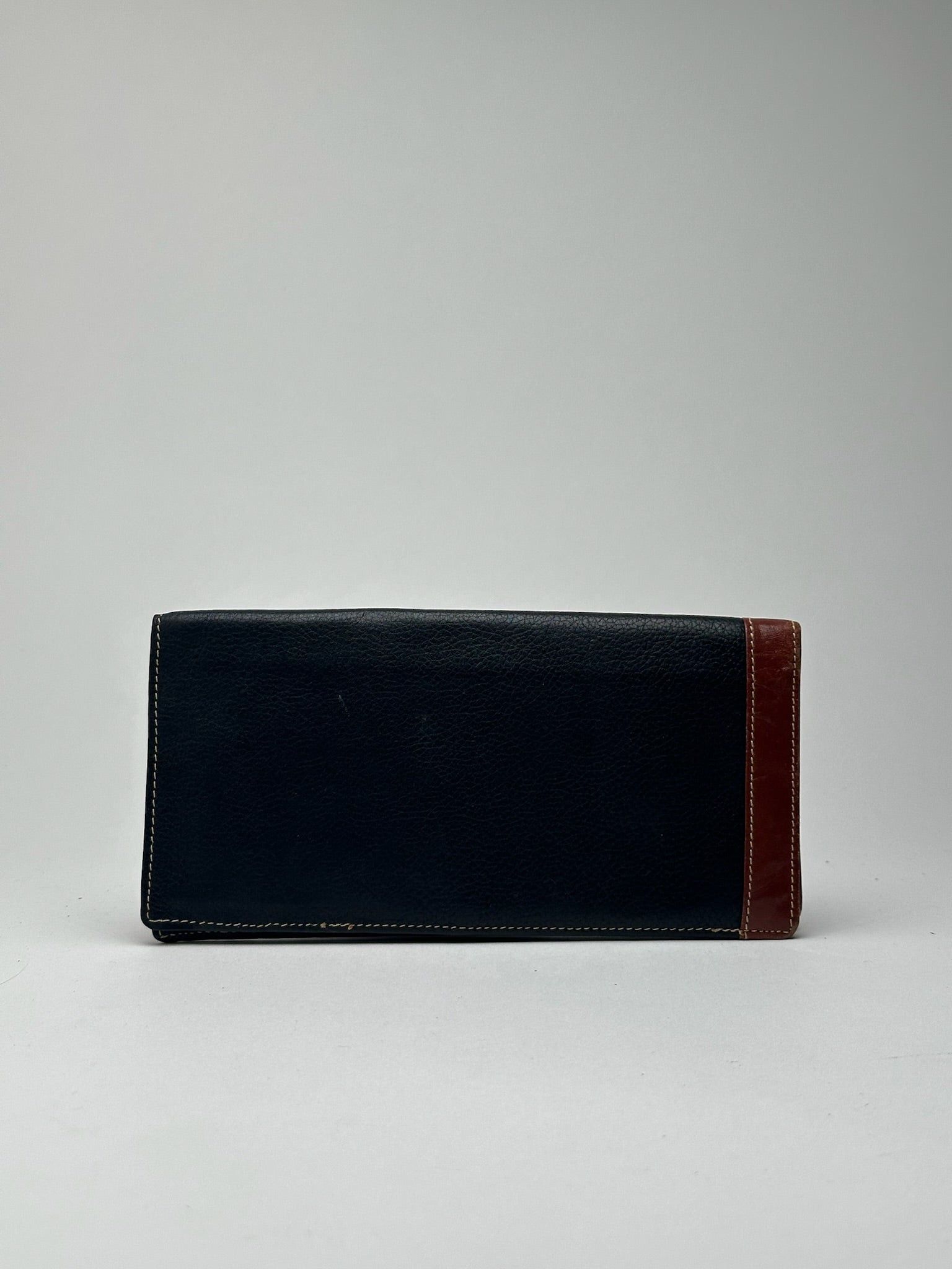 Dior Vintage Leather Card Holder Id Holder Black Brown Size ONE SIZE - 9 Thumbnail