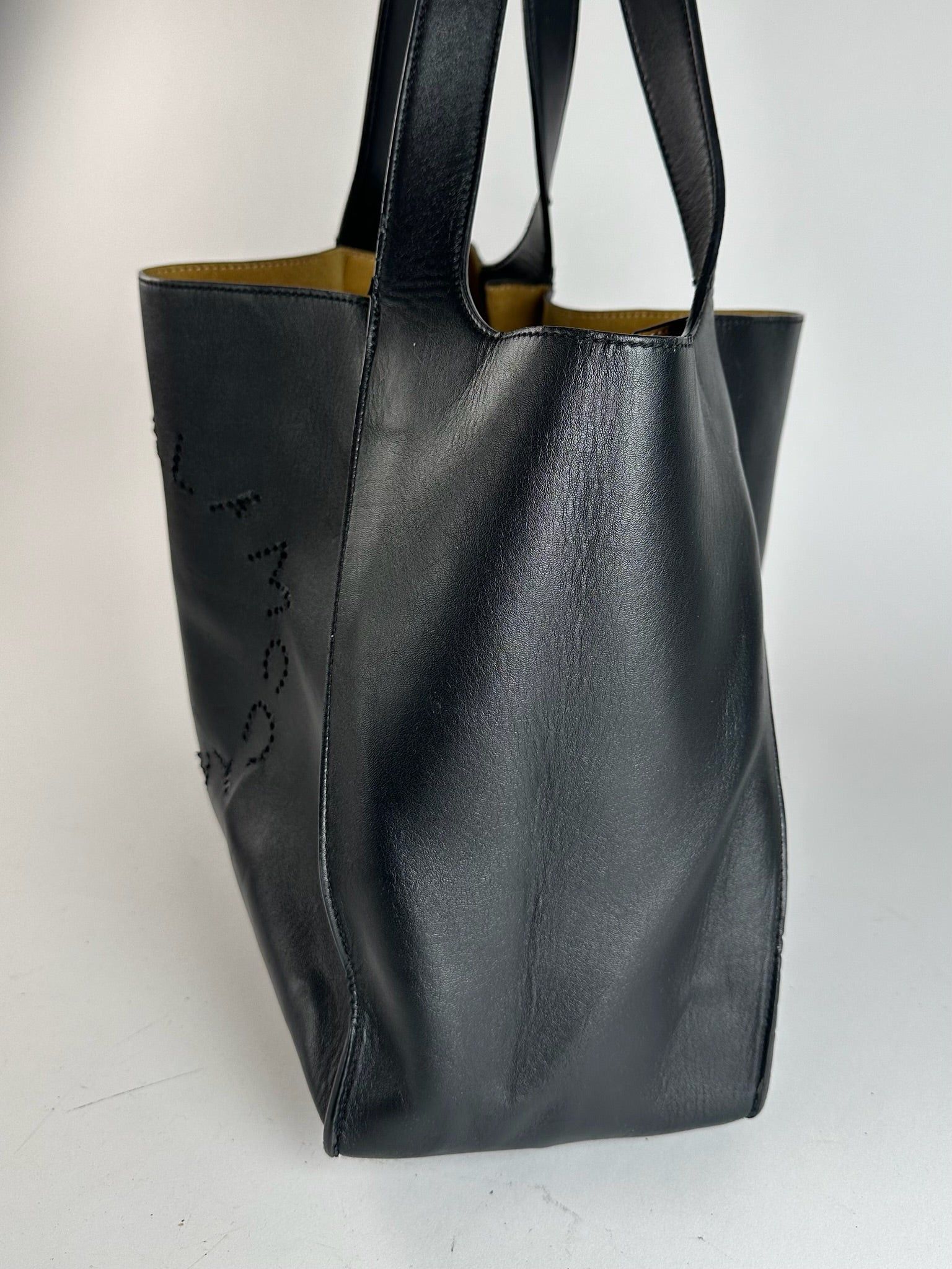 Stella McCartney Vintage Stella Mc Cartney Vegan Leather Logo Bag Black Size ONE SIZE - 11 Thumbnail