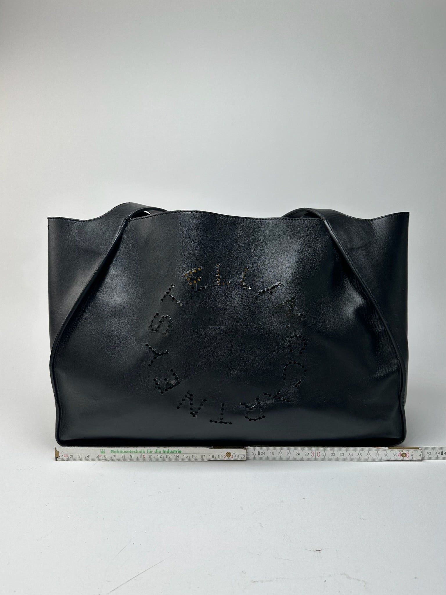 Stella McCartney Vintage Stella Mc Cartney Vegan Leather Logo Bag Black Size ONE SIZE - 15 Thumbnail