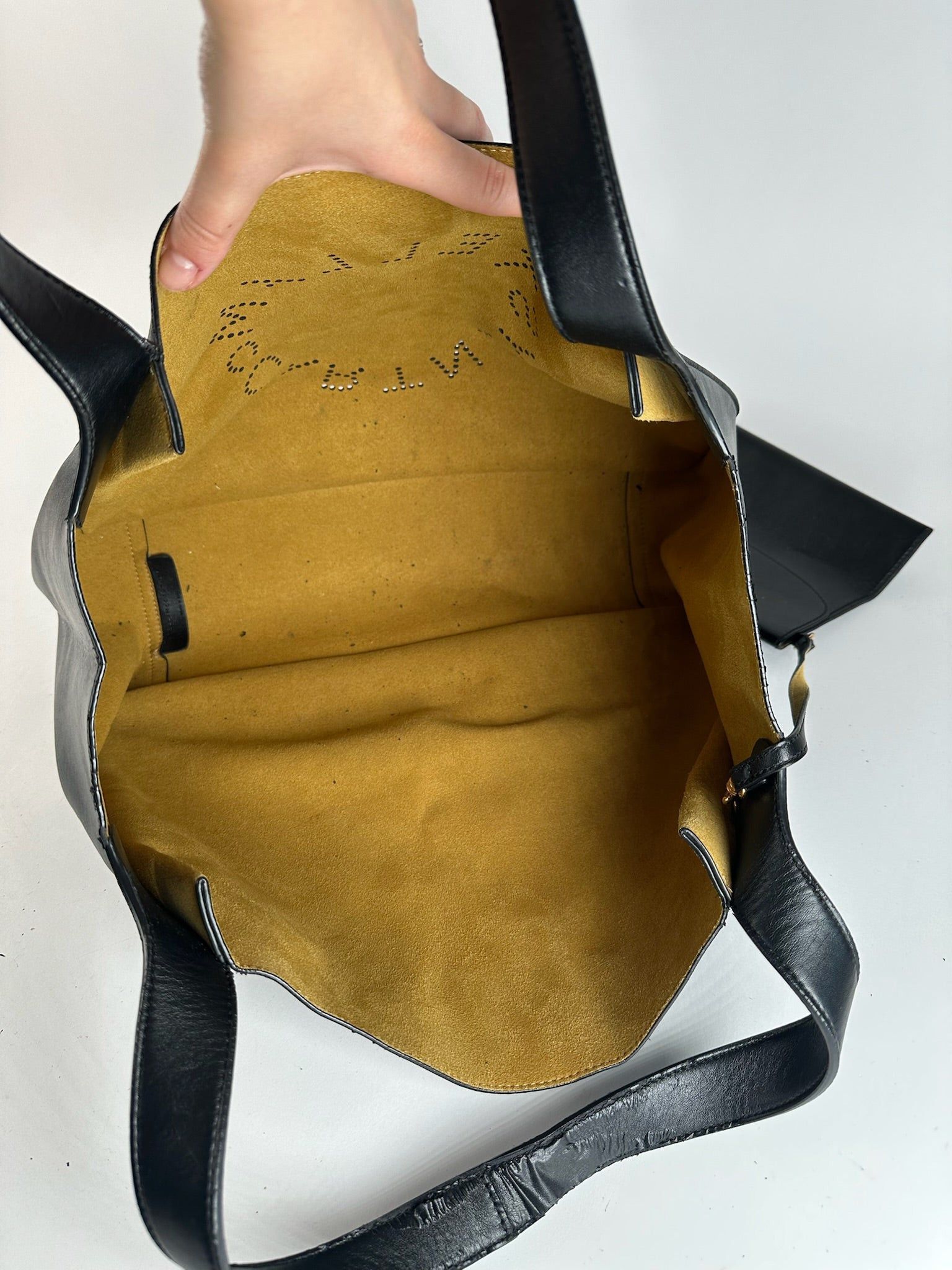 Stella McCartney Vintage Stella Mc Cartney Vegan Leather Logo Bag Black Size ONE SIZE - 5 Thumbnail