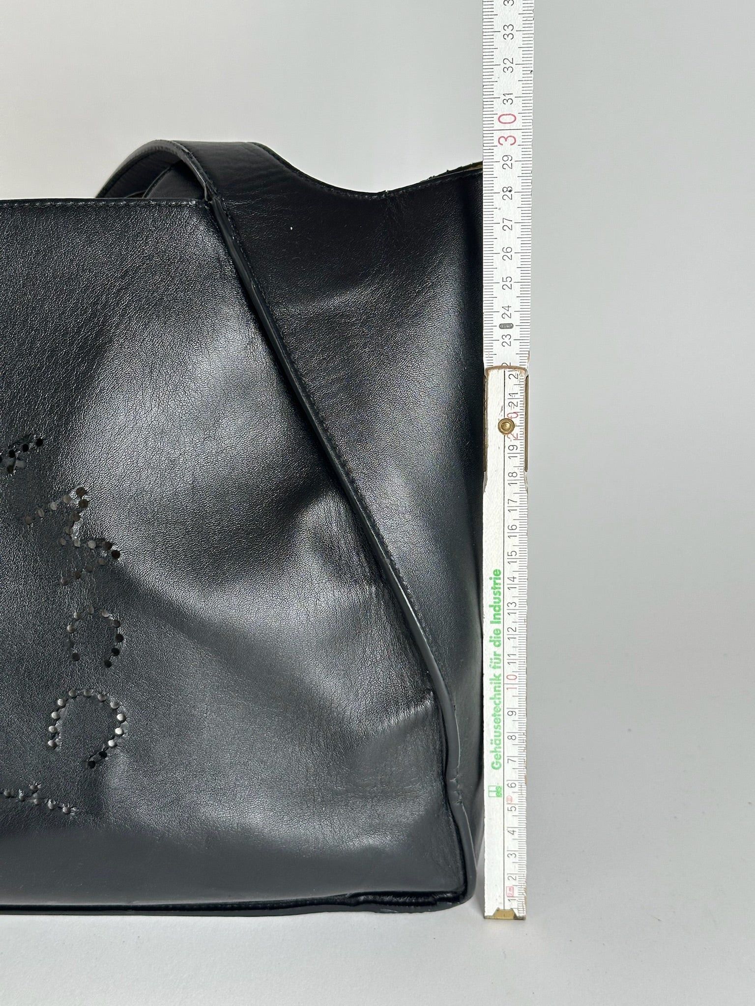 Stella McCartney Vintage Stella Mc Cartney Vegan Leather Logo Bag Black Size ONE SIZE - 14 Thumbnail