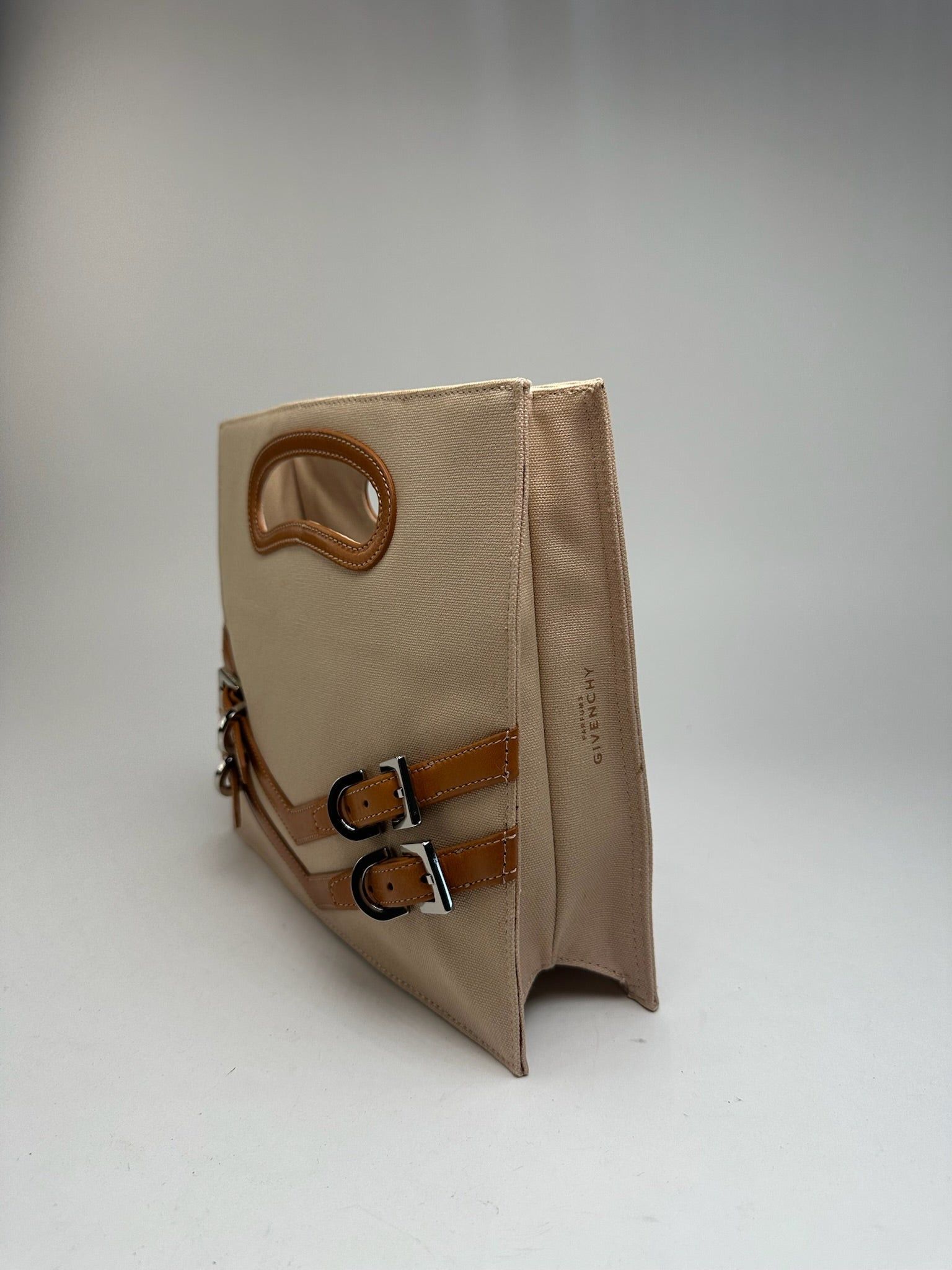 Yves Saint Laurent Vintage YSL Cotton Bag Beige Size ONE SIZE - 12 Thumbnail