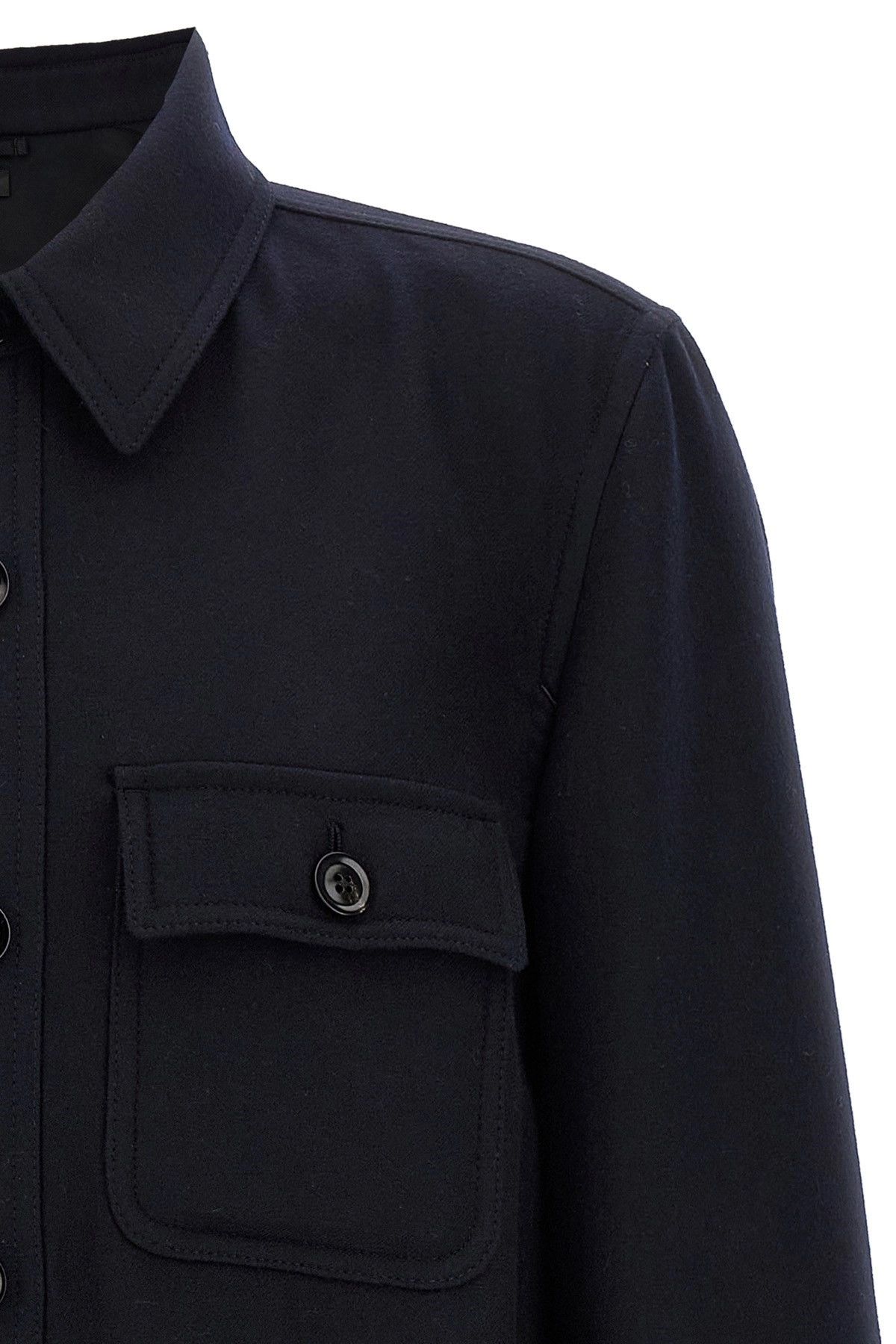 Tom Ford 'Double Splittable Light Wool' overshirt Size US XXL / EU 58 / 5 - 3 Thumbnail