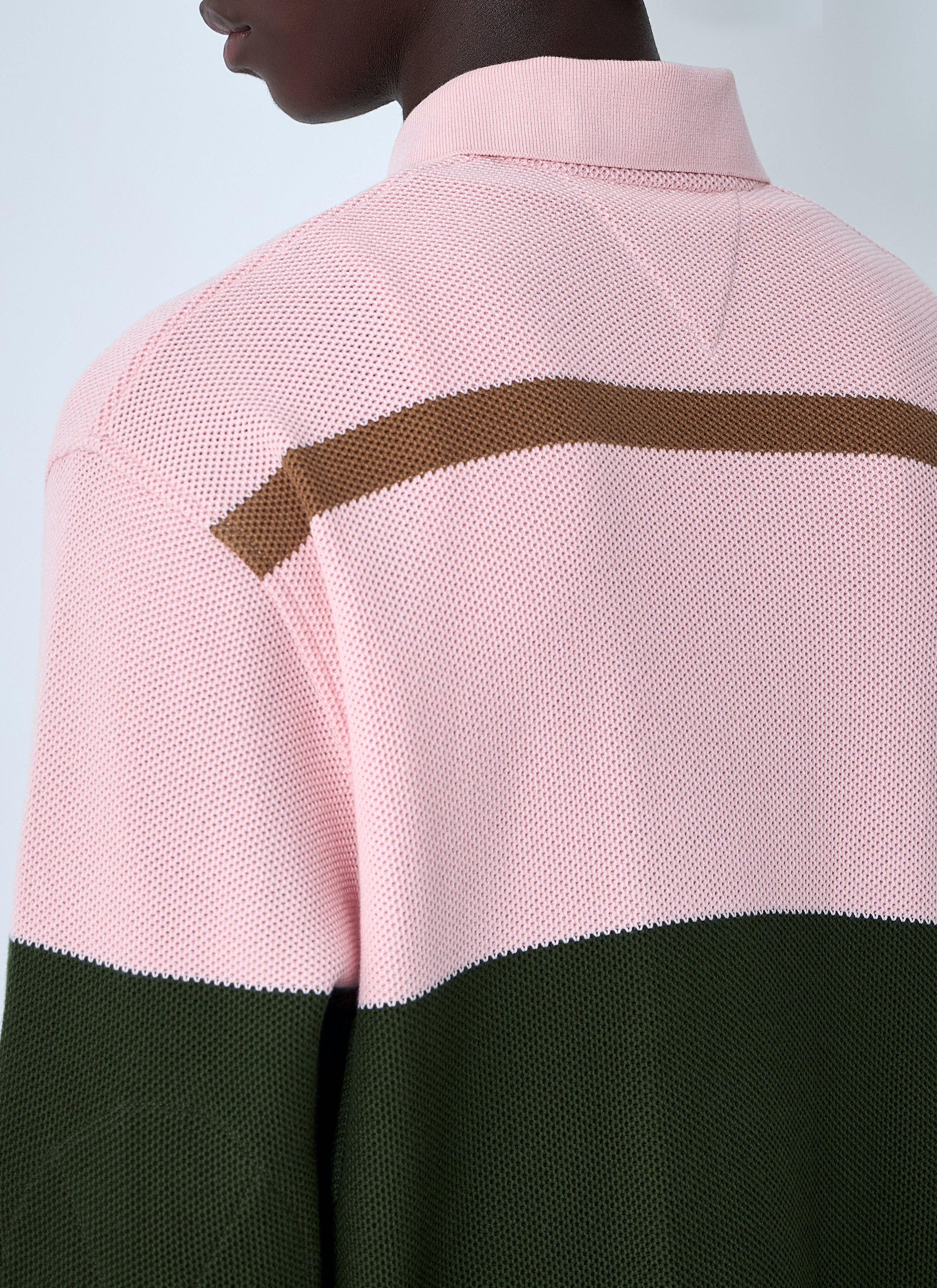Bottega Veneta Jumbo Cotton Pique Stripe Polo Shirt Size US M / EU 48-50 / 2 - 6 Thumbnail