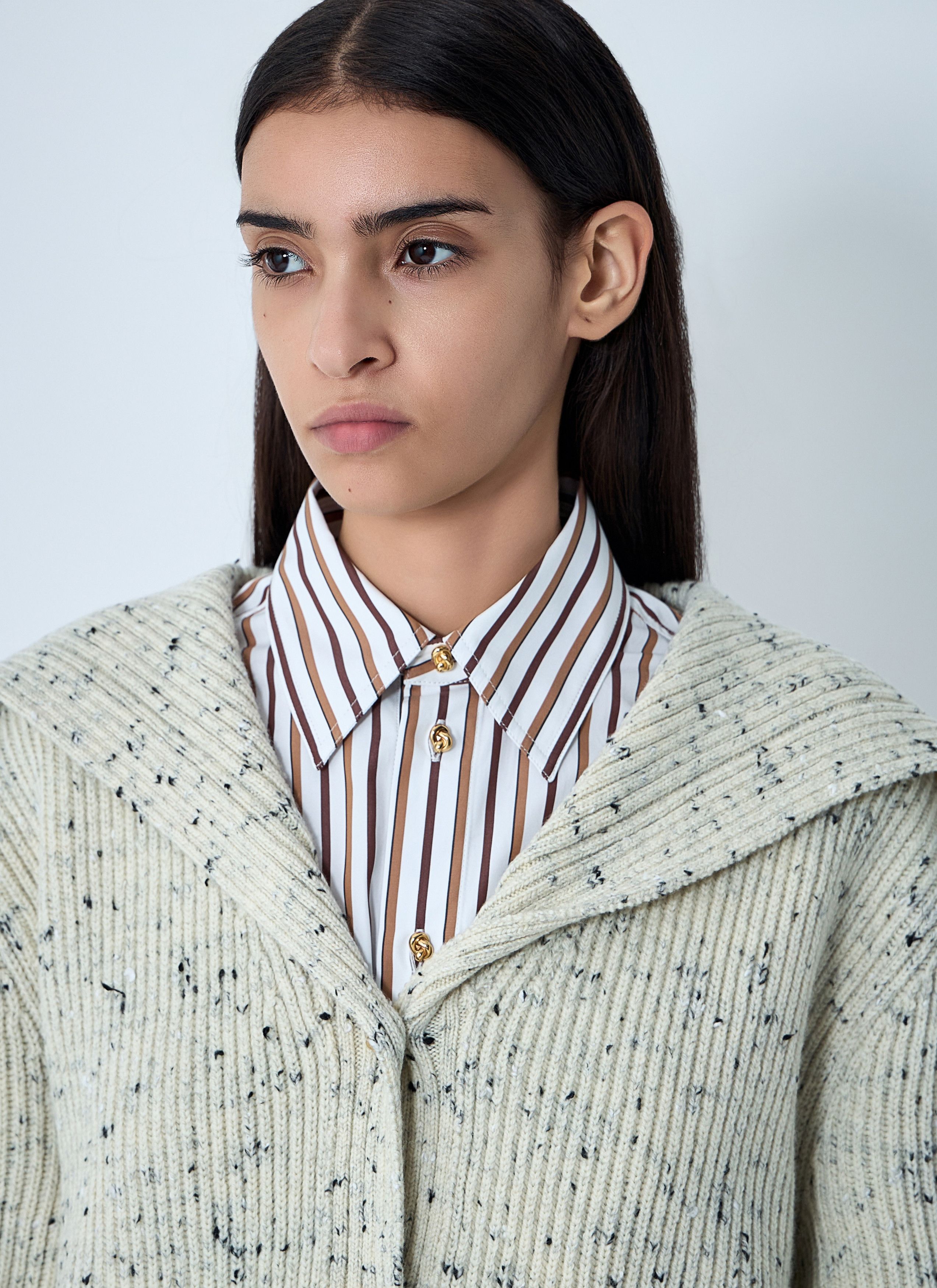 Bottega Veneta Wool English Rib Cardigan Size M / US 6-8 / IT 42-44 - 5 Thumbnail