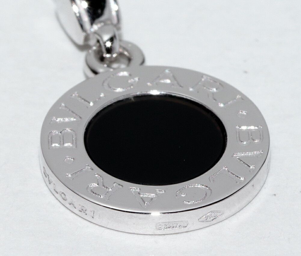 Bvlgari Bvlgari Bvlgari BVLGARI BVLGARI Au750 White Gold Onyx Pendant Metal Pendant DUTY FREE for USA Size ONE SIZE - 4 Thumbnail