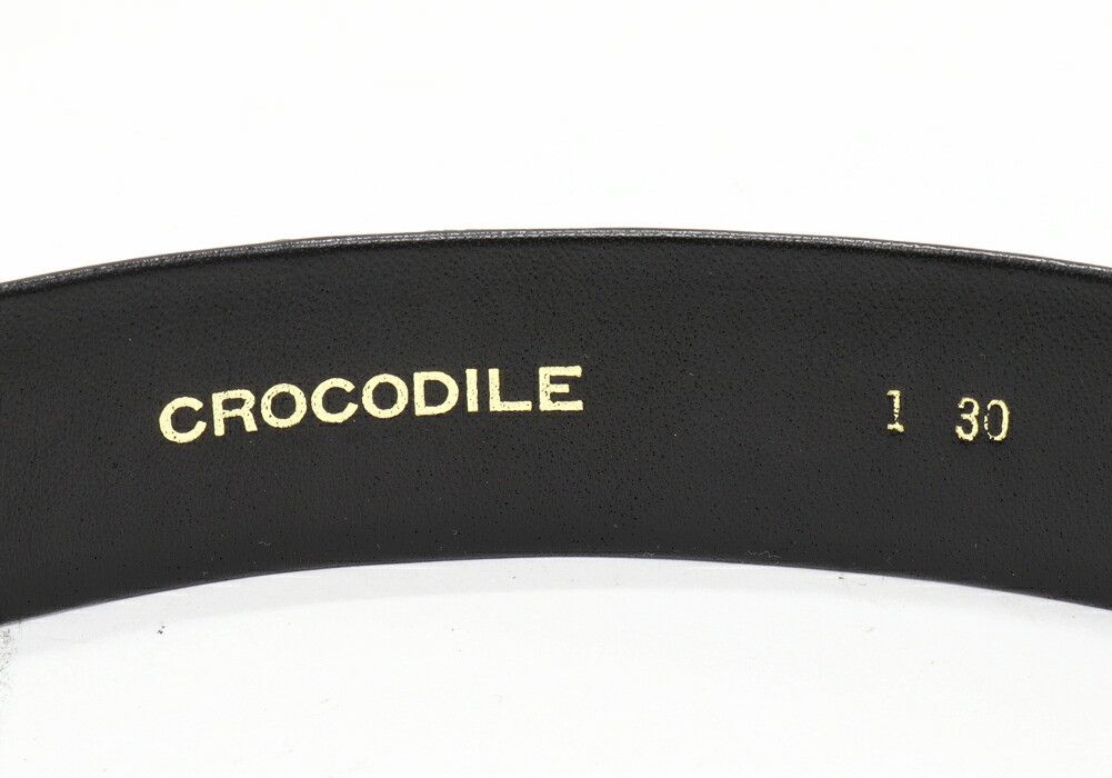 Other Other Crocodile Belt Leather Belt DUTY FREE for USA Size ONE SIZE - 3 Thumbnail