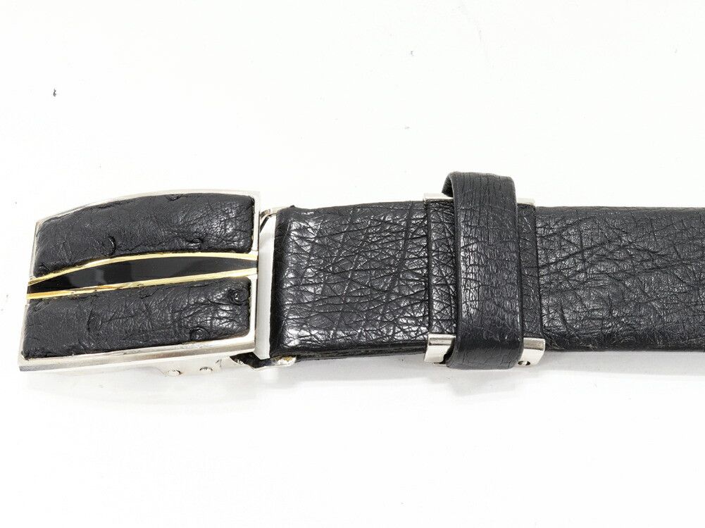 Other Other Ostrich Belt Natural Material Belt DUTY FREE for USA Size ONE SIZE - 4 Thumbnail
