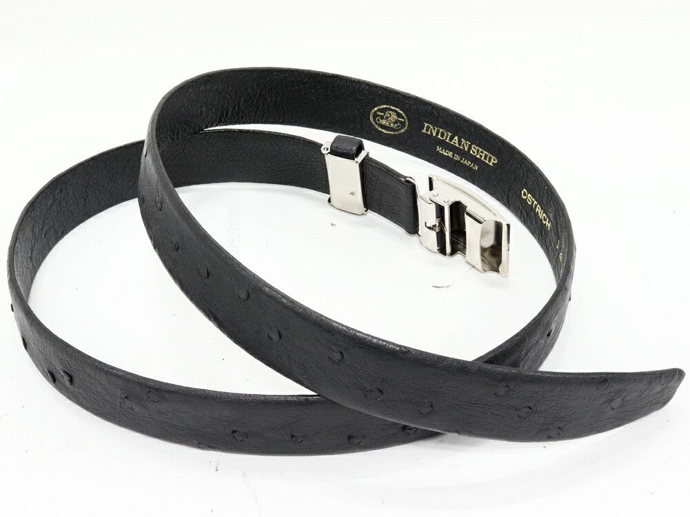 Other Other Ostrich Belt Natural Material Belt DUTY FREE for USA Size ONE SIZE - 2 Thumbnail