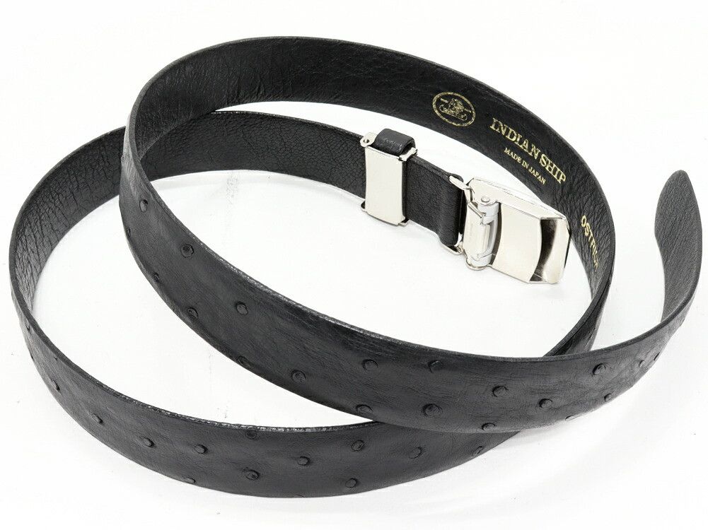 Other Other Ostrich Belt Natural Material Belt DUTY FREE for USA Size ONE SIZE - 2 Thumbnail