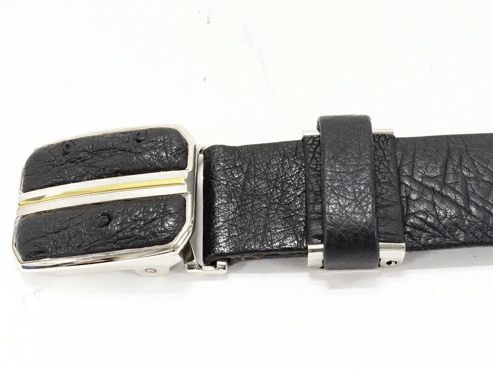 Other Other Ostrich Belt Natural Material Belt DUTY FREE for USA Size ONE SIZE - 4 Thumbnail