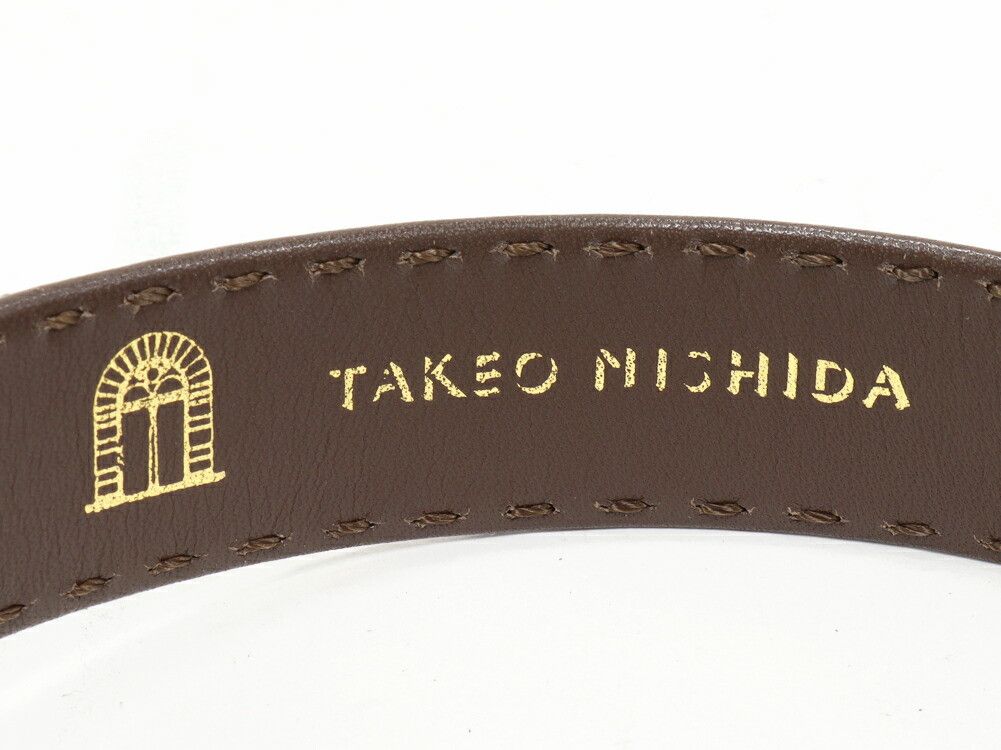 Other Other Takeo Nishida Crocodile Belt Leather Belt DUTY FREE for USA Size ONE SIZE - 3 Thumbnail