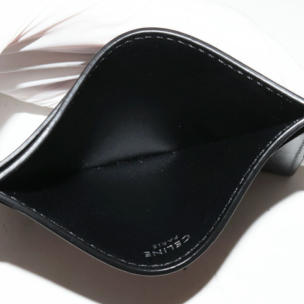 Celine Celine Celine 10B703DMF.38SI Smooth Calfskin Card Case Leather Card Case 10B703DMF.38SI DUTY FREE for USA Size ONE SIZE - 3 Thumbnail