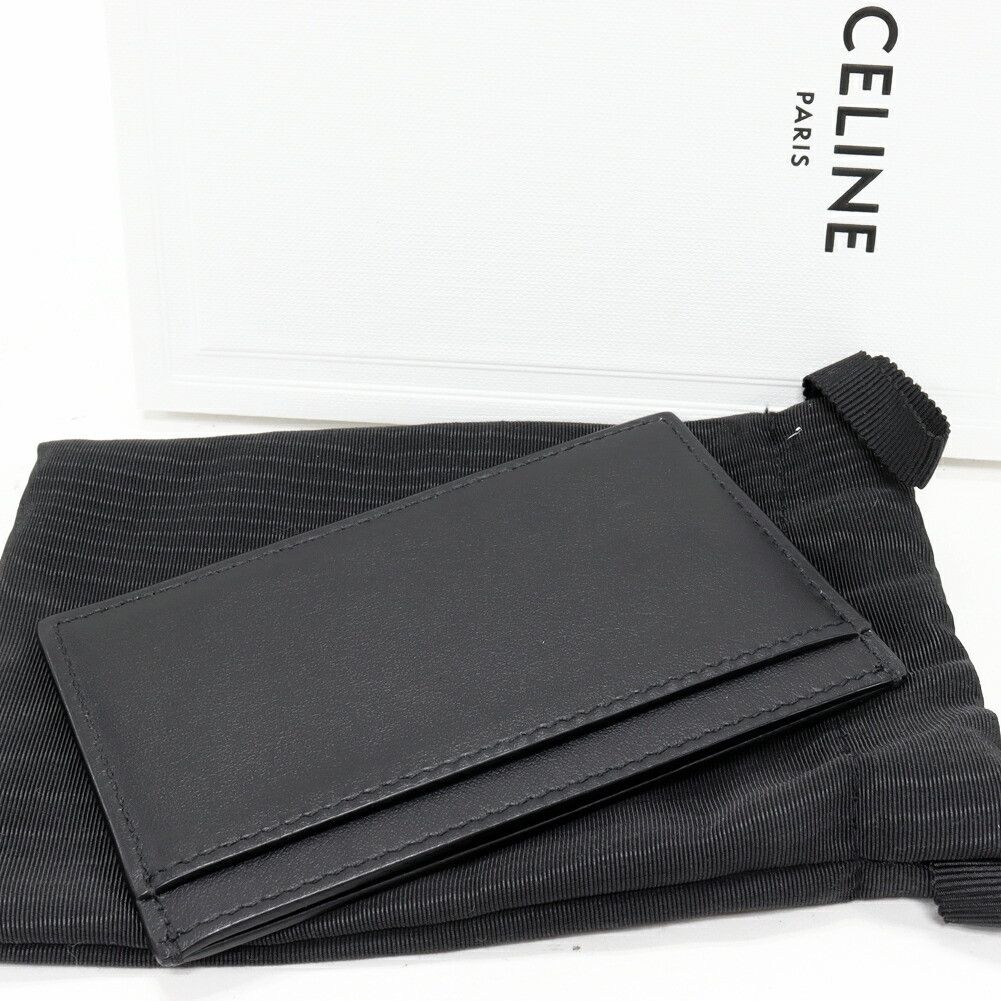 Celine Celine Celine 10B703DMF.38SI Smooth Calfskin Card Case Leather Card Case 10B703DMF.38SI DUTY FREE for USA Size ONE SIZE - 2 Thumbnail