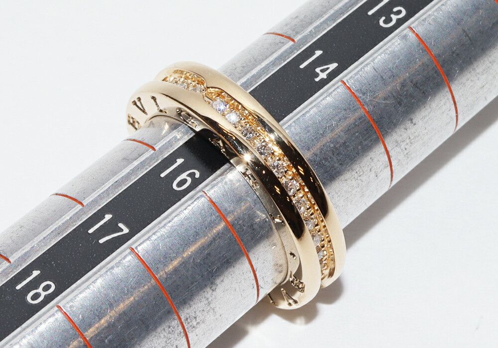 Bvlgari Bvlgari BVLGARI B.zero1 Au750 Diamond Ring Size 15.5 Metal Ring AN850561 DUTY FREE for USA Size ONE SIZE - 2 Thumbnail
