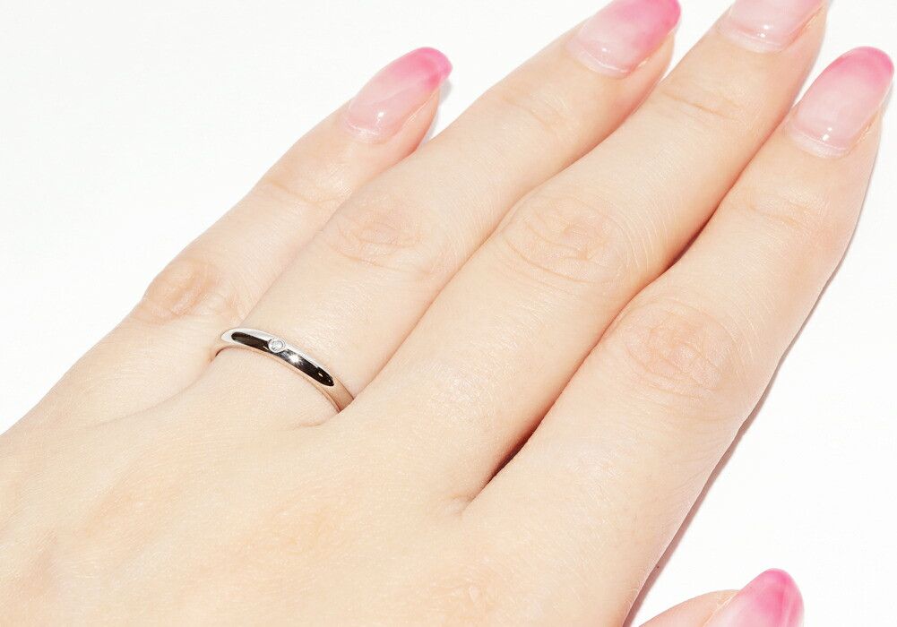 Cartier Cartier Cartier 1895 Wedding Ring Pt950 Ring Size 9 Metal Ring B40577 DUTY FREE for USA Size ONE SIZE - 6 Thumbnail