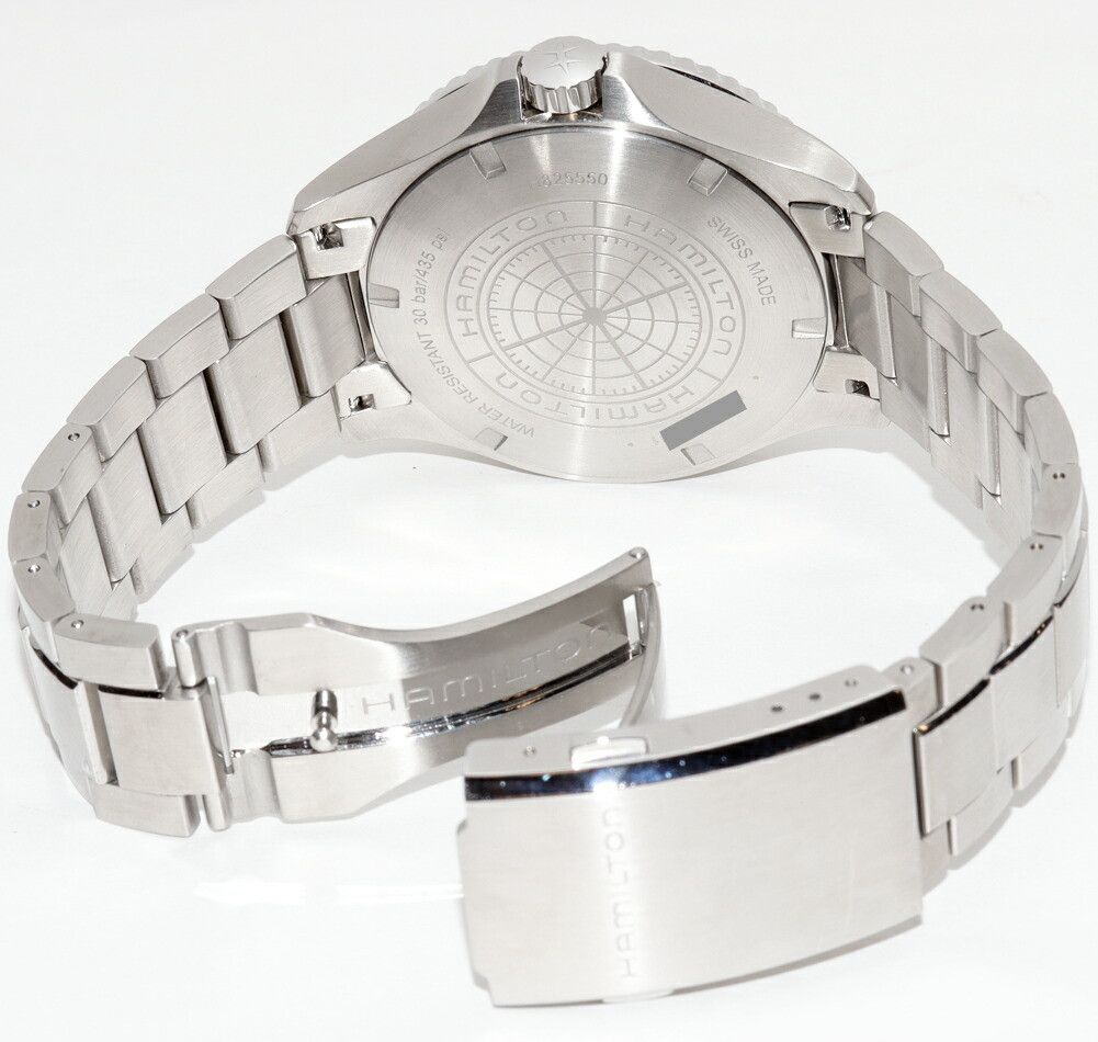Hamilton Hamilton Hamilton Khaki Navy Scuba Automatic Stainless Steel Metal Automatic H825550 DUTY FREE for USA Size ONE SIZE - 2 Thumbnail