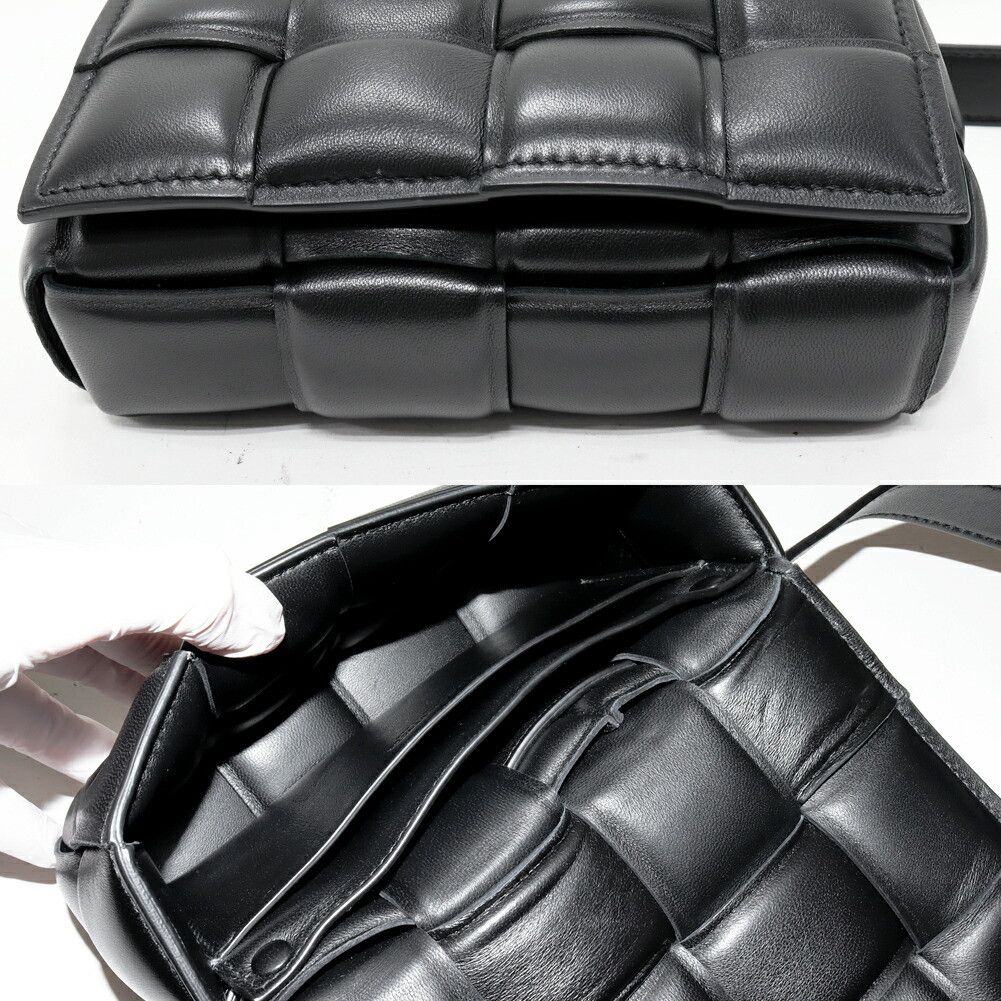 Bottega Veneta Bottega Veneta Bottega Veneta Padded Cassette Maxi Intrecciato Lambskin Belt Bag Leather Belt Bag 710075 VCQR 18425 DUTY FREE for USA Size ONE SIZE - 4 Thumbnail