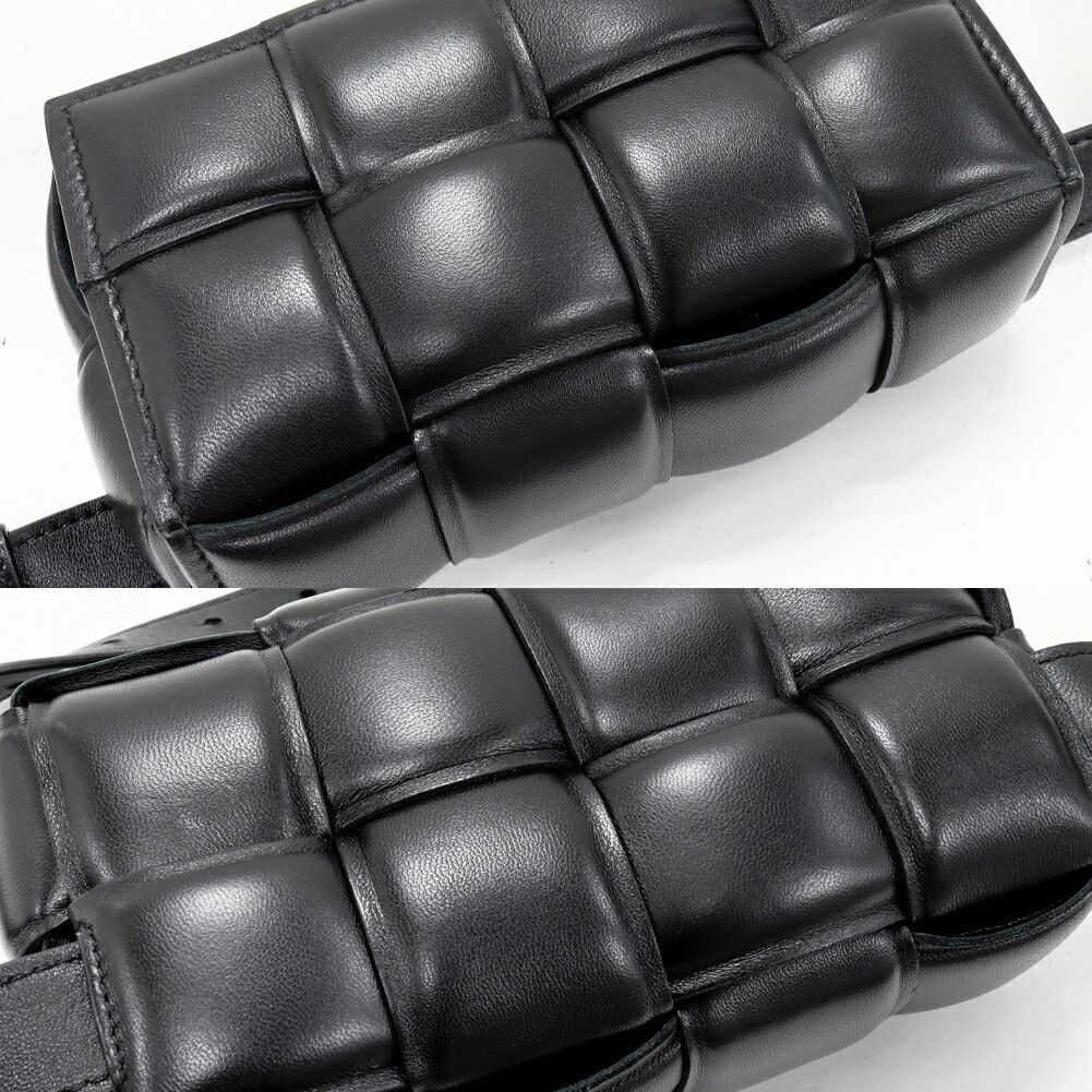 Bottega Veneta Bottega Veneta Bottega Veneta Padded Cassette Maxi Intrecciato Lambskin Belt Bag Leather Belt Bag 710075 VCQR 18425 DUTY FREE for USA Size ONE SIZE - 6 Thumbnail