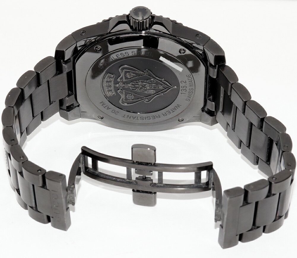 Gucci Gucci Gucci Dive Stainless Steel Metal Quartz YA136213 DUTY FREE for USA Size ONE SIZE - 2 Thumbnail