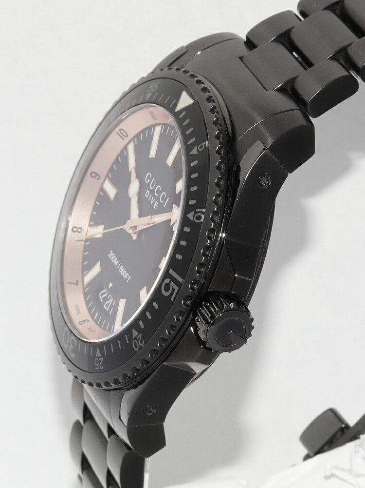 Gucci Gucci Gucci Dive Stainless Steel Metal Quartz YA136213 DUTY FREE for USA Size ONE SIZE - 3 Thumbnail