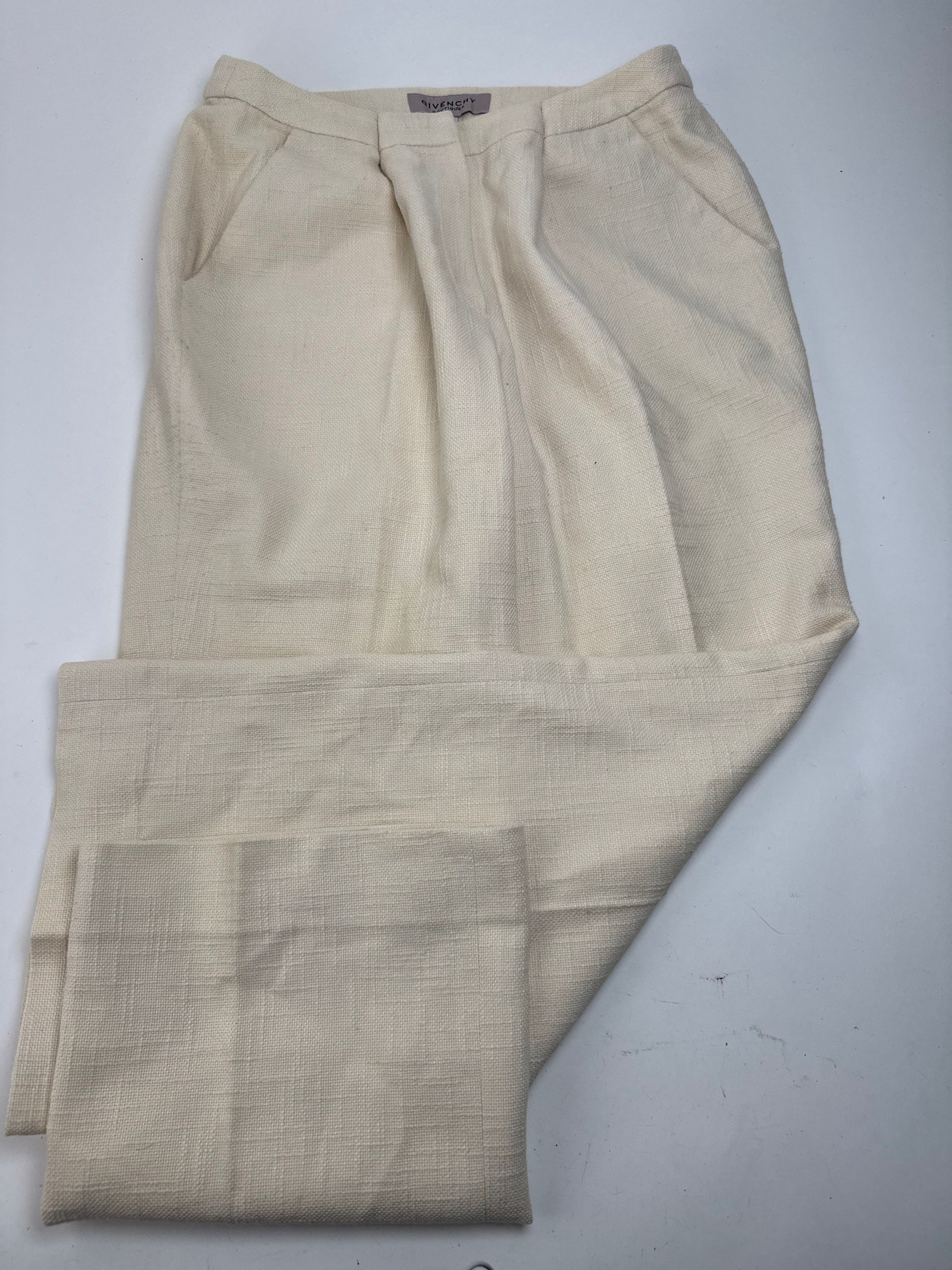 Givenchy Vintage Pants Beige M Size 28" / US 6 / IT 42 - 6 Thumbnail