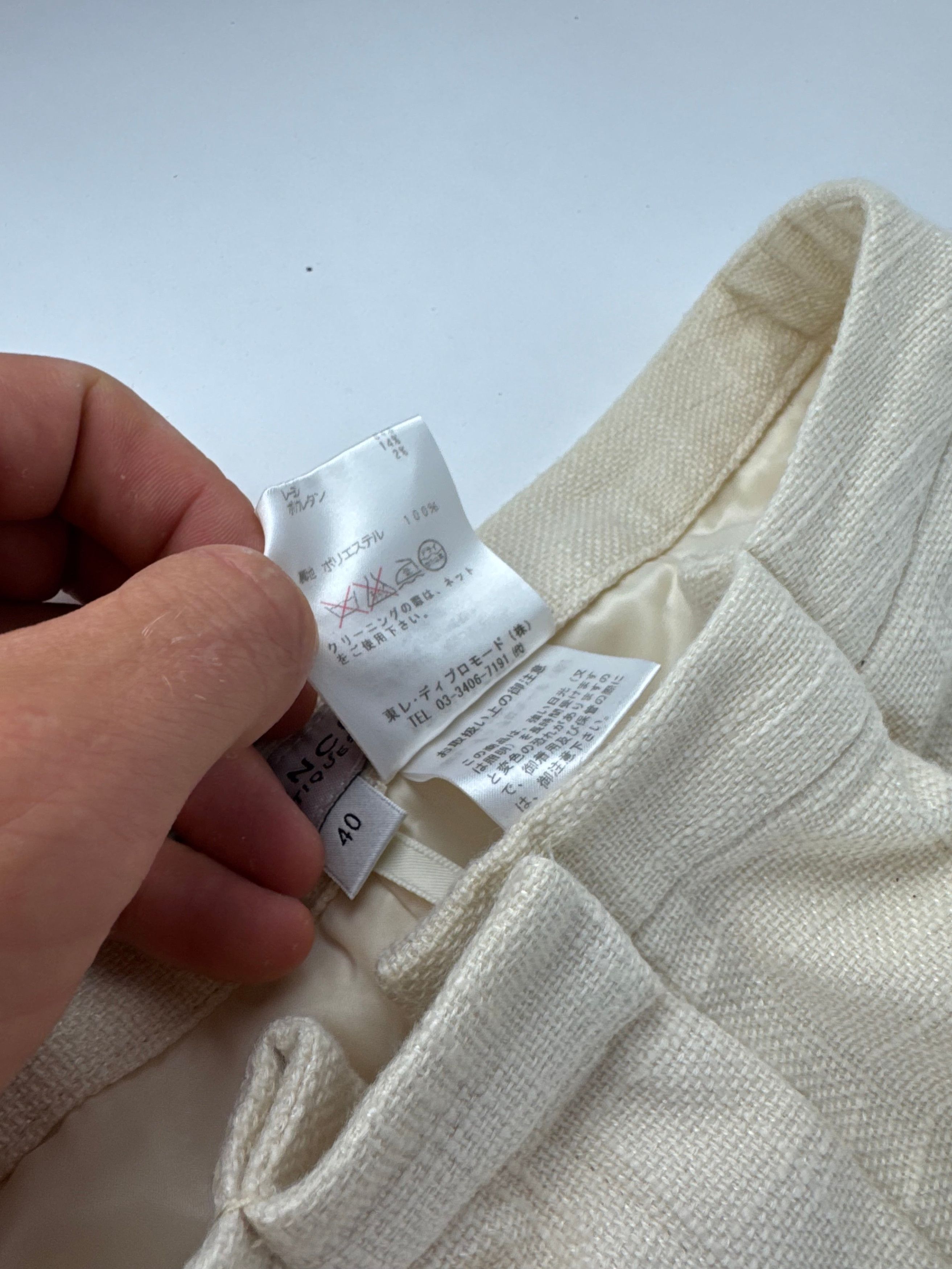 Givenchy Vintage Pants Beige M Size 28" / US 6 / IT 42 - 10 Thumbnail