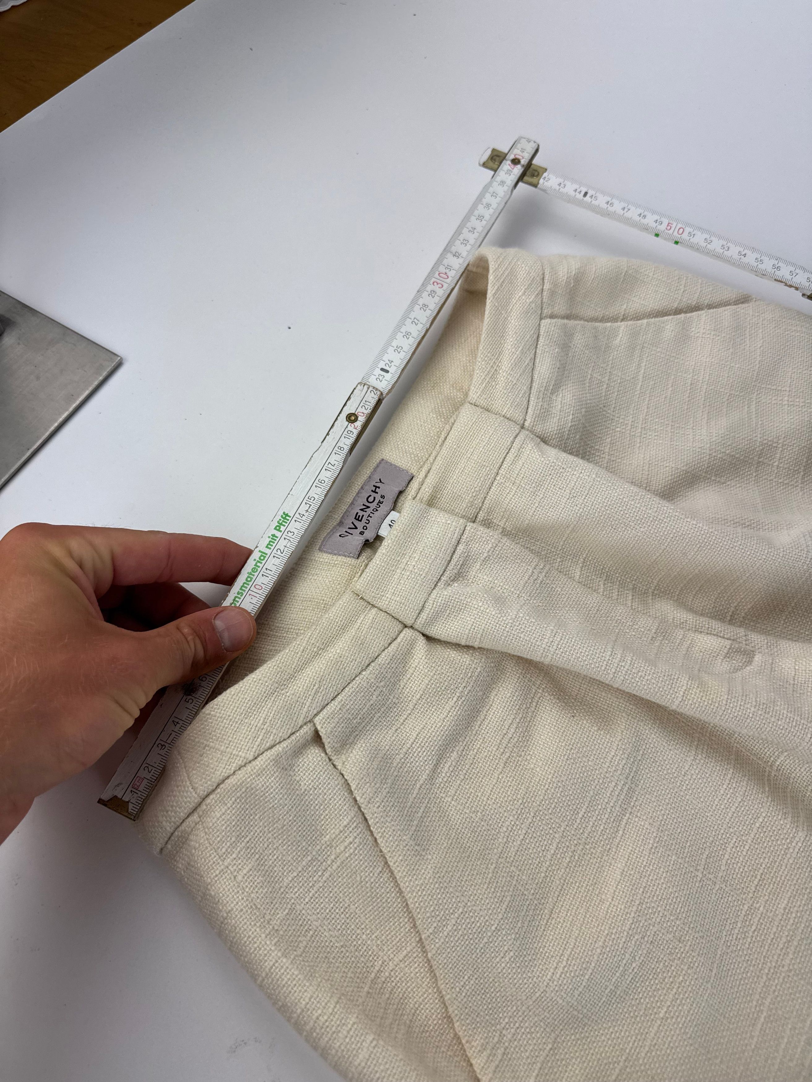 Givenchy Vintage Pants Beige M Size 28" / US 6 / IT 42 - 8 Thumbnail