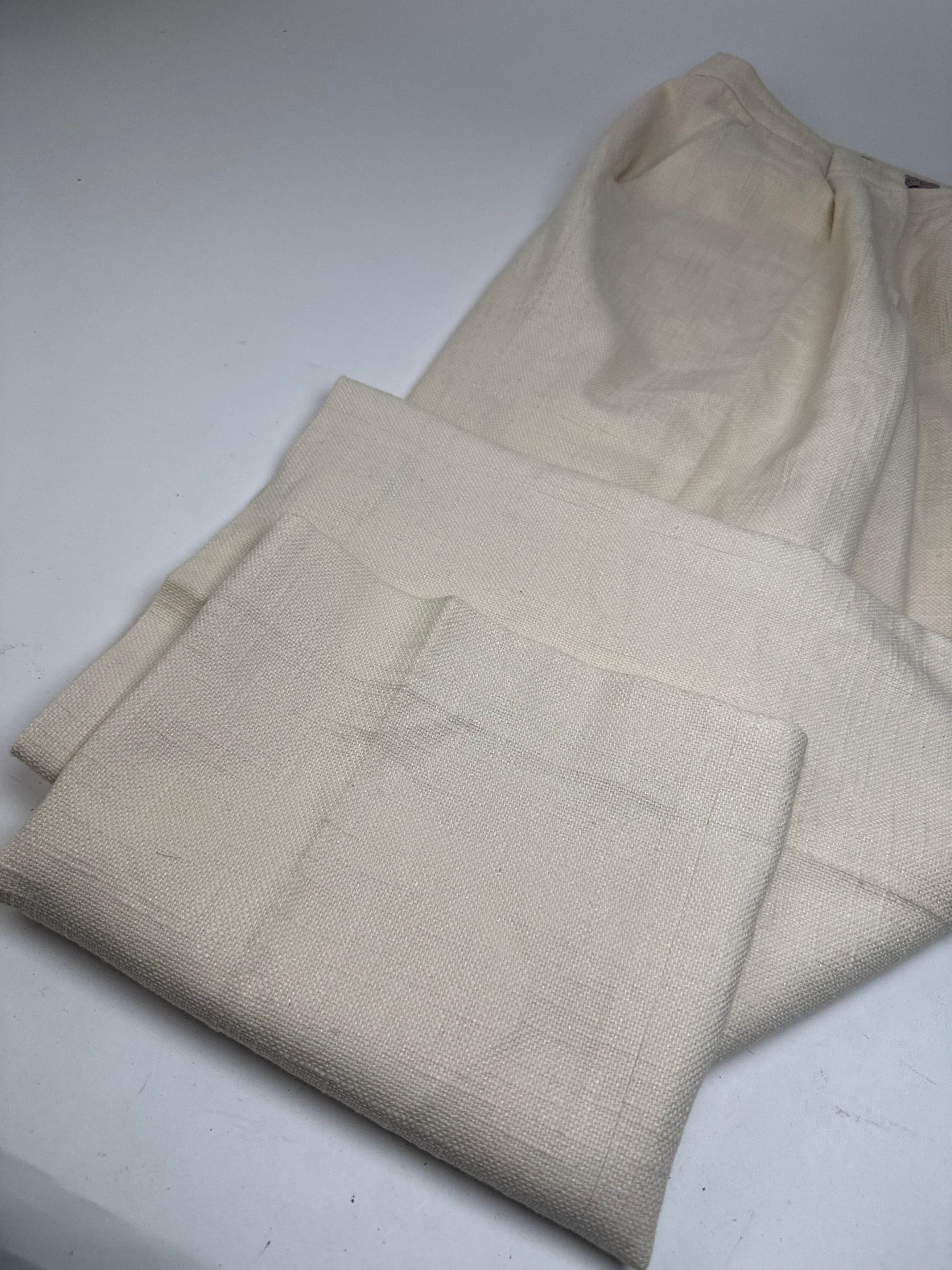 Givenchy Vintage Pants Beige M Size 28" / US 6 / IT 42 - 3 Thumbnail