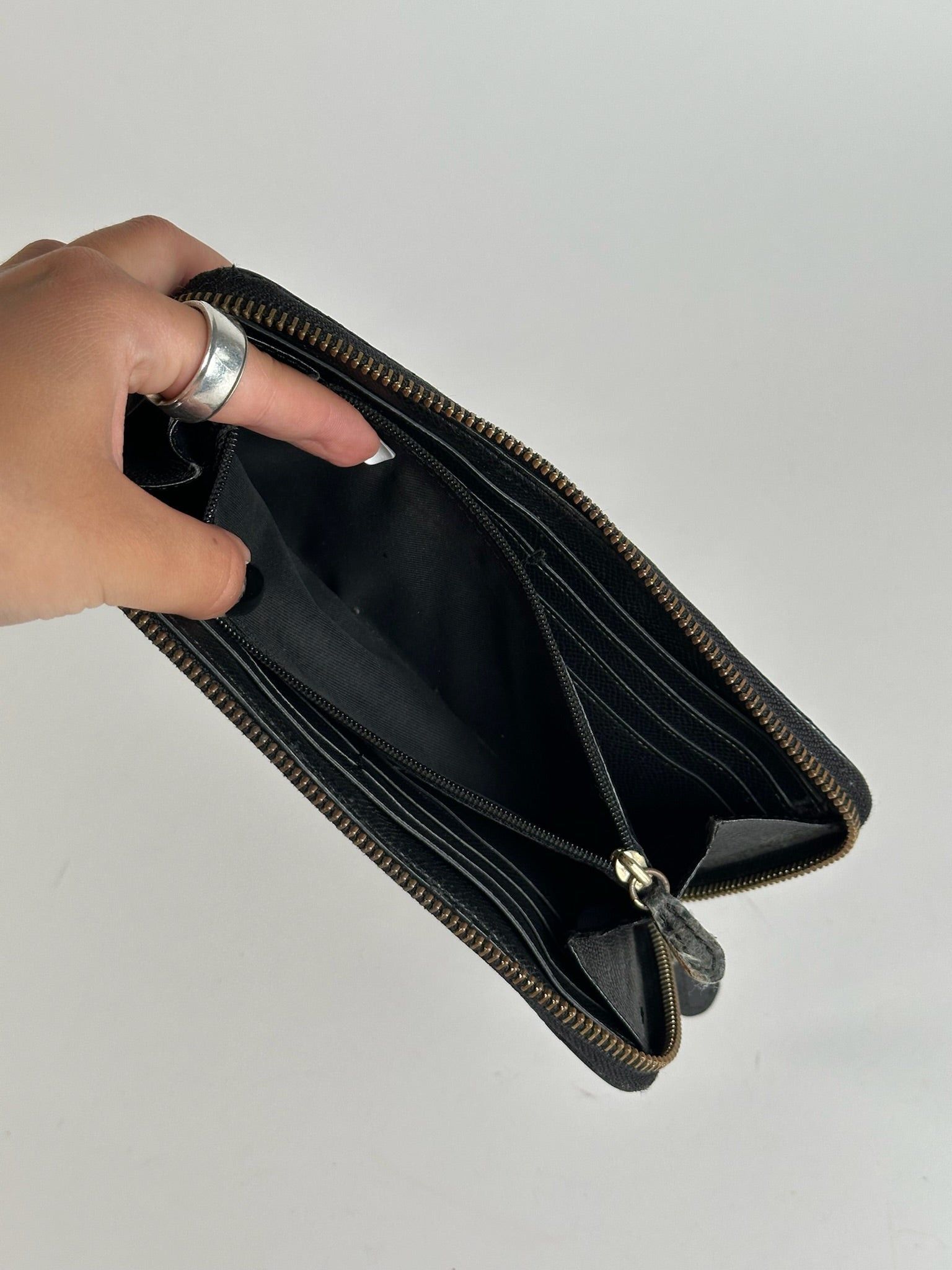 Coach Vintage Leather wallet black purple Size ONE SIZE - 4 Thumbnail