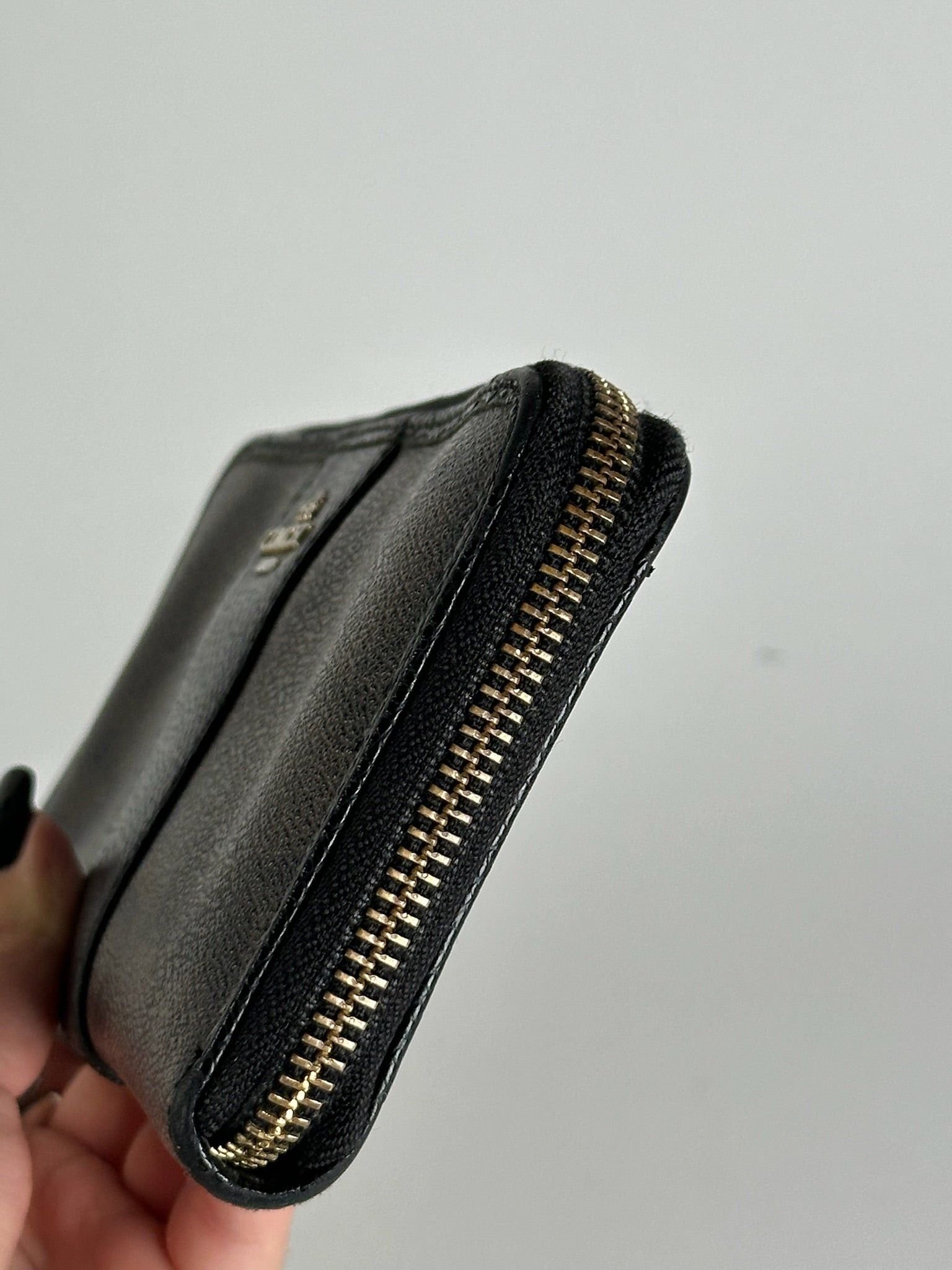 Coach Vintage Leather wallet black purple Size ONE SIZE - 3 Thumbnail