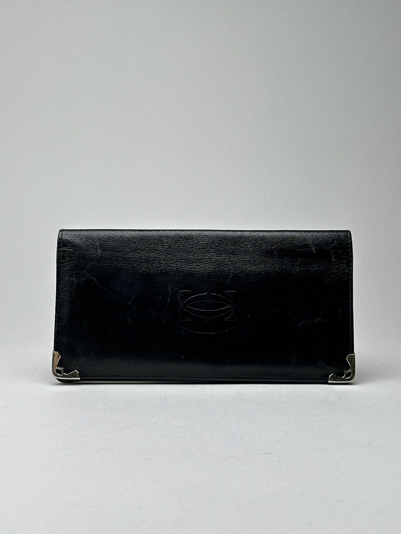 Cartier Vintage leather ID holder black Size ONE SIZE - 9 Thumbnail