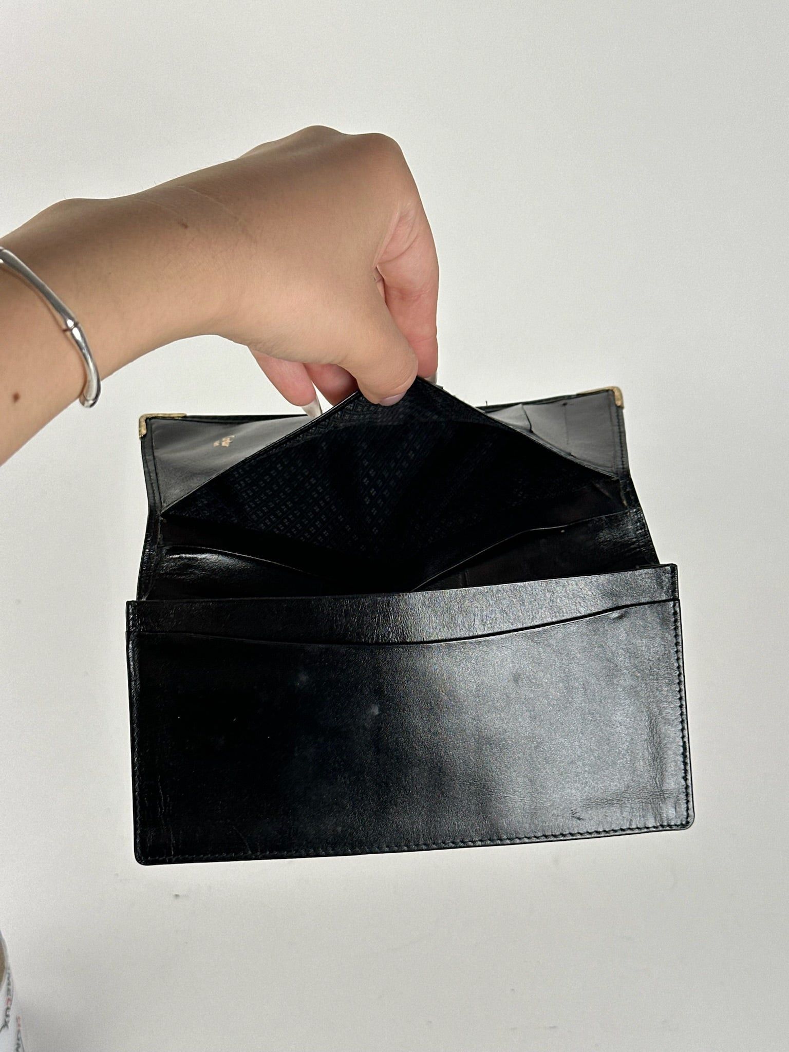 Cartier Vintage leather ID holder black Size ONE SIZE - 11 Thumbnail