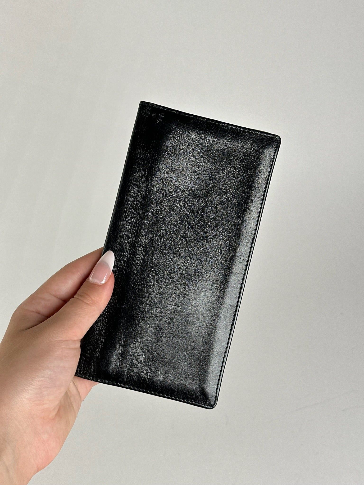 Cartier Vintage leather ID holder black Size ONE SIZE - 4 Thumbnail