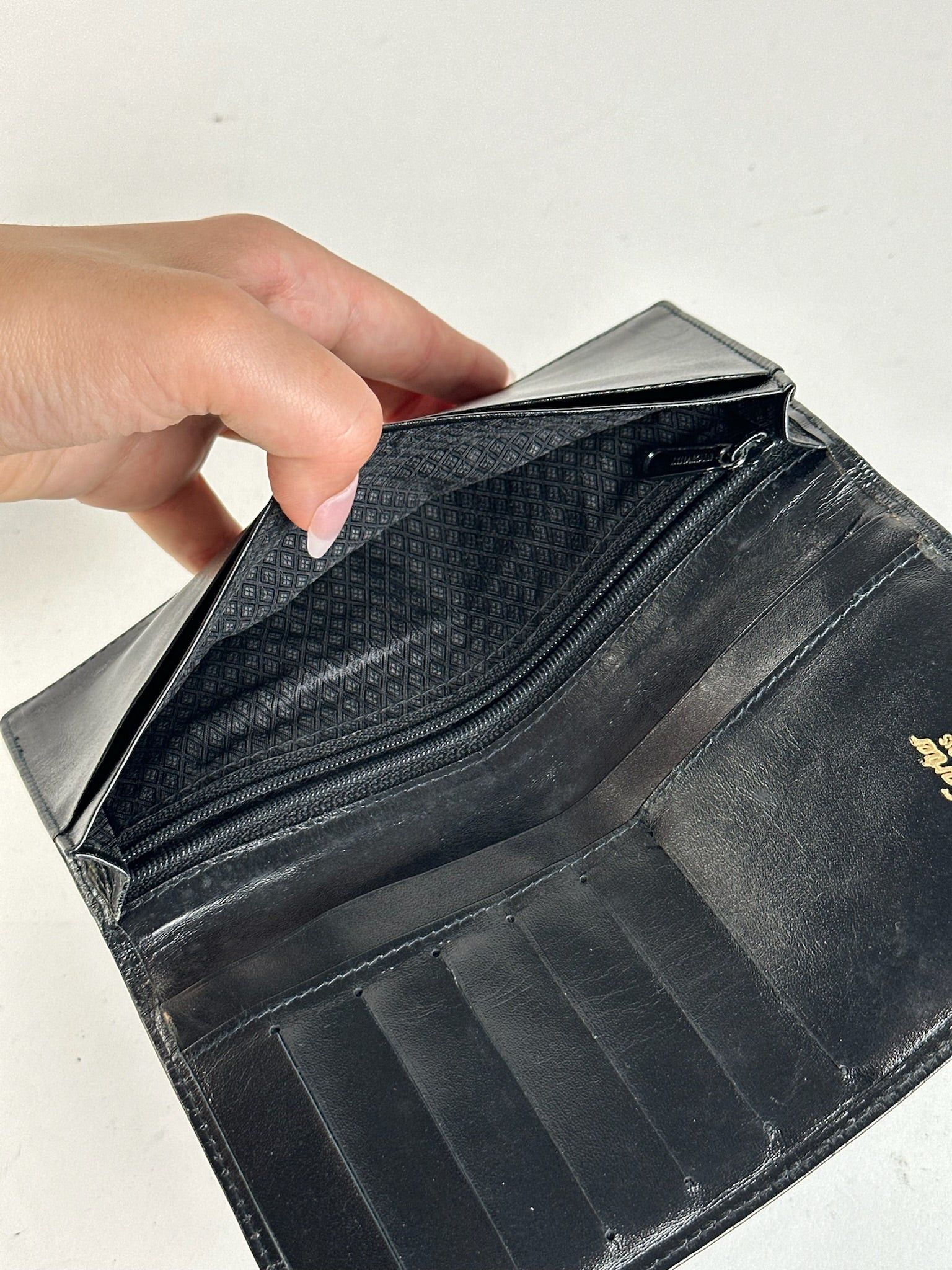 Cartier Vintage leather ID holder black Size ONE SIZE - 10 Thumbnail
