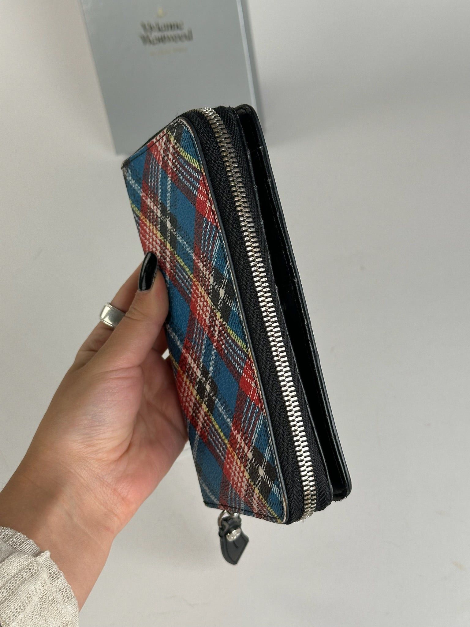 Vivienne Westwood Vintage Leather wallet checked Size ONE SIZE - 14 Thumbnail