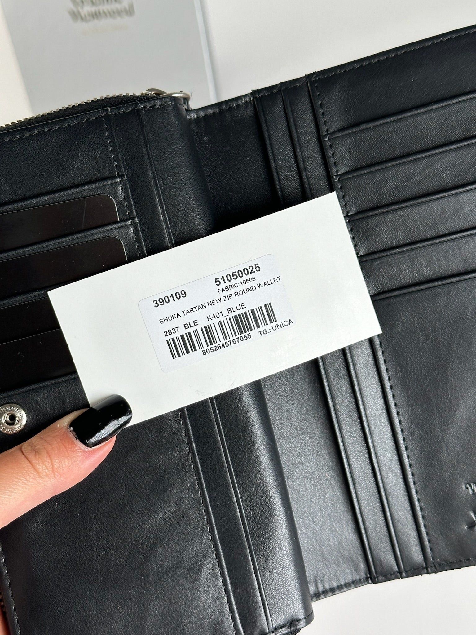 Vivienne Westwood Vintage Leather wallet checked Size ONE SIZE - 4 Thumbnail
