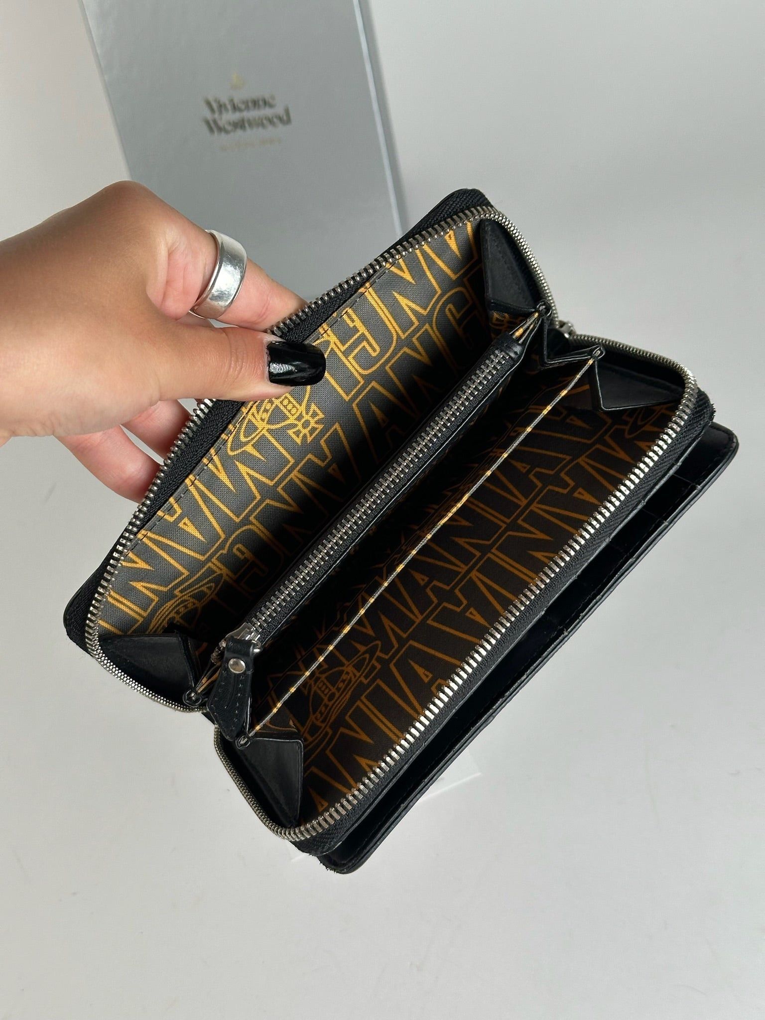Vivienne Westwood Vintage Leather wallet checked Size ONE SIZE - 6 Thumbnail