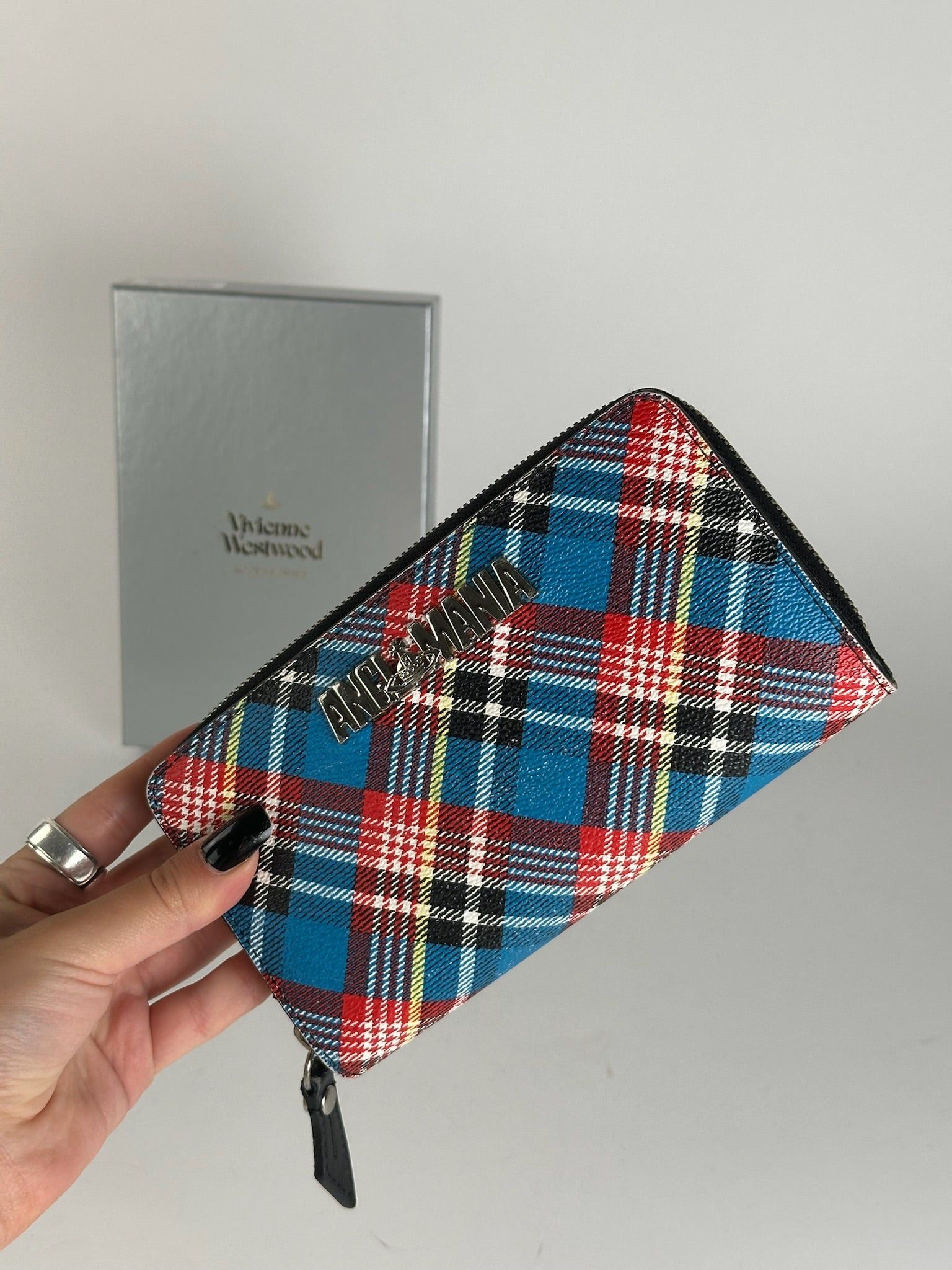 Vivienne Westwood Vintage Leather wallet checked Size ONE SIZE - 7 Thumbnail