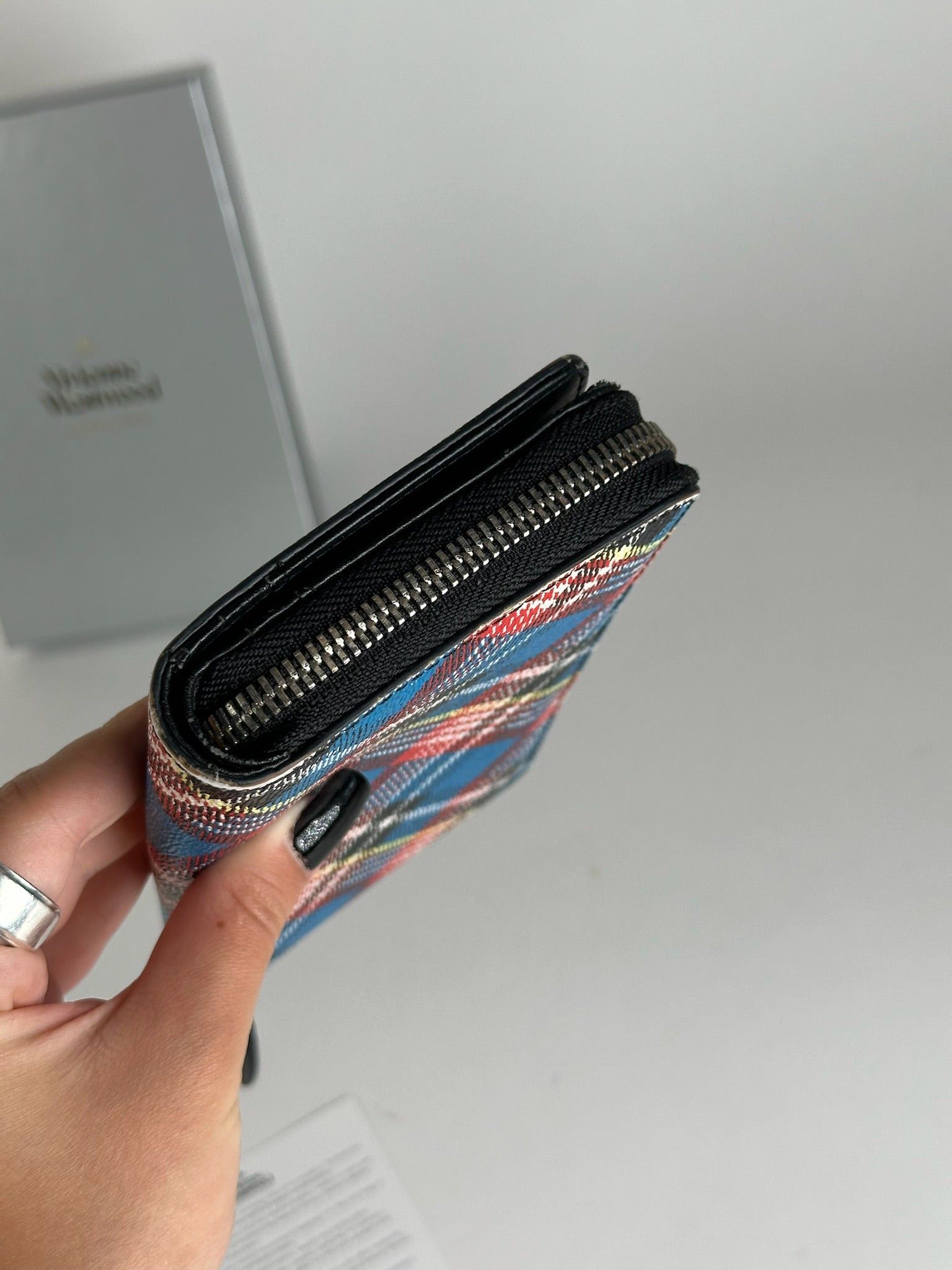 Vivienne Westwood Vintage Leather wallet checked Size ONE SIZE - 12 Thumbnail
