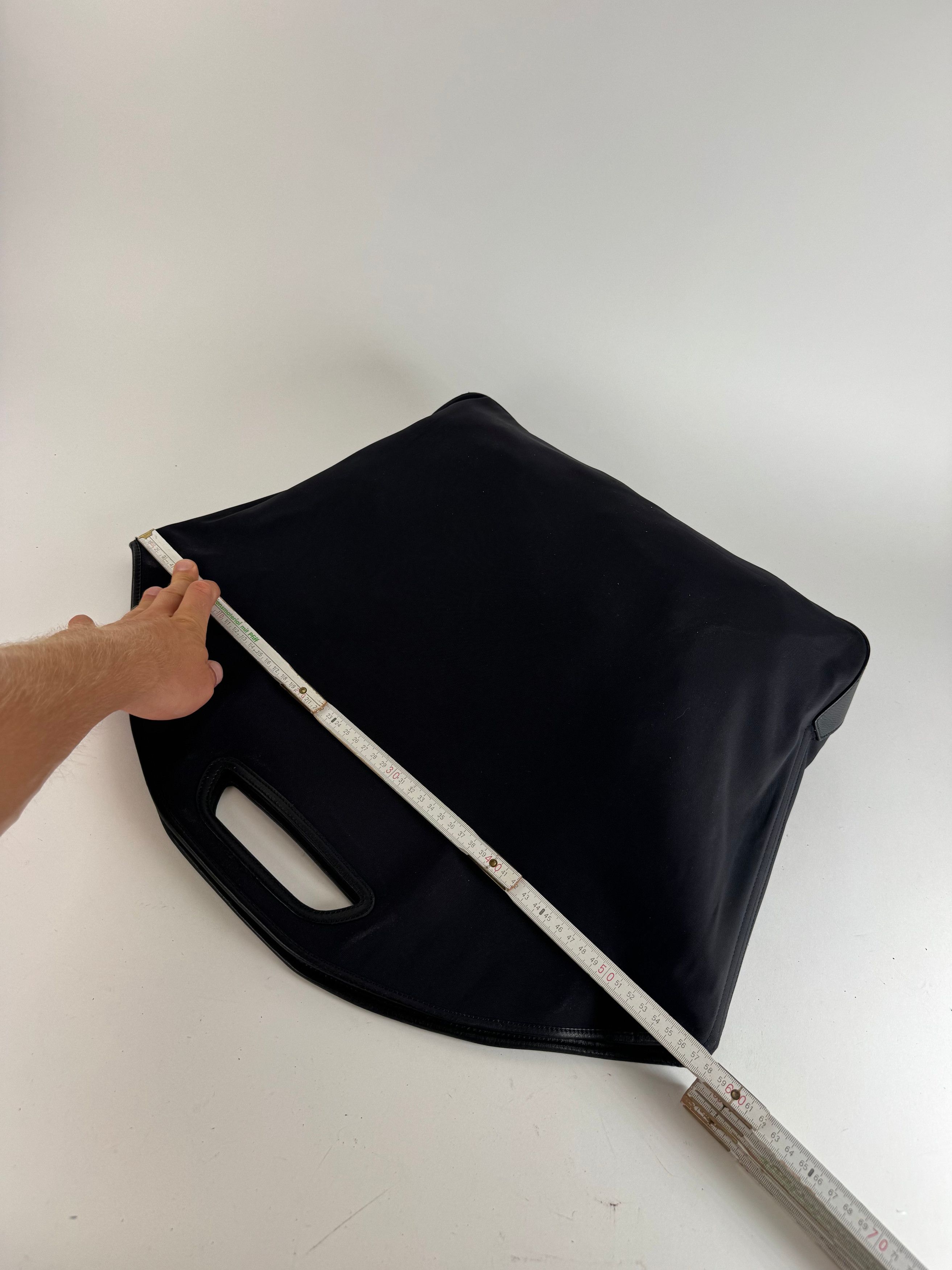 Loewe Vintage Madrid Leather Neopren bag navy black Size ONE SIZE - 13 Thumbnail