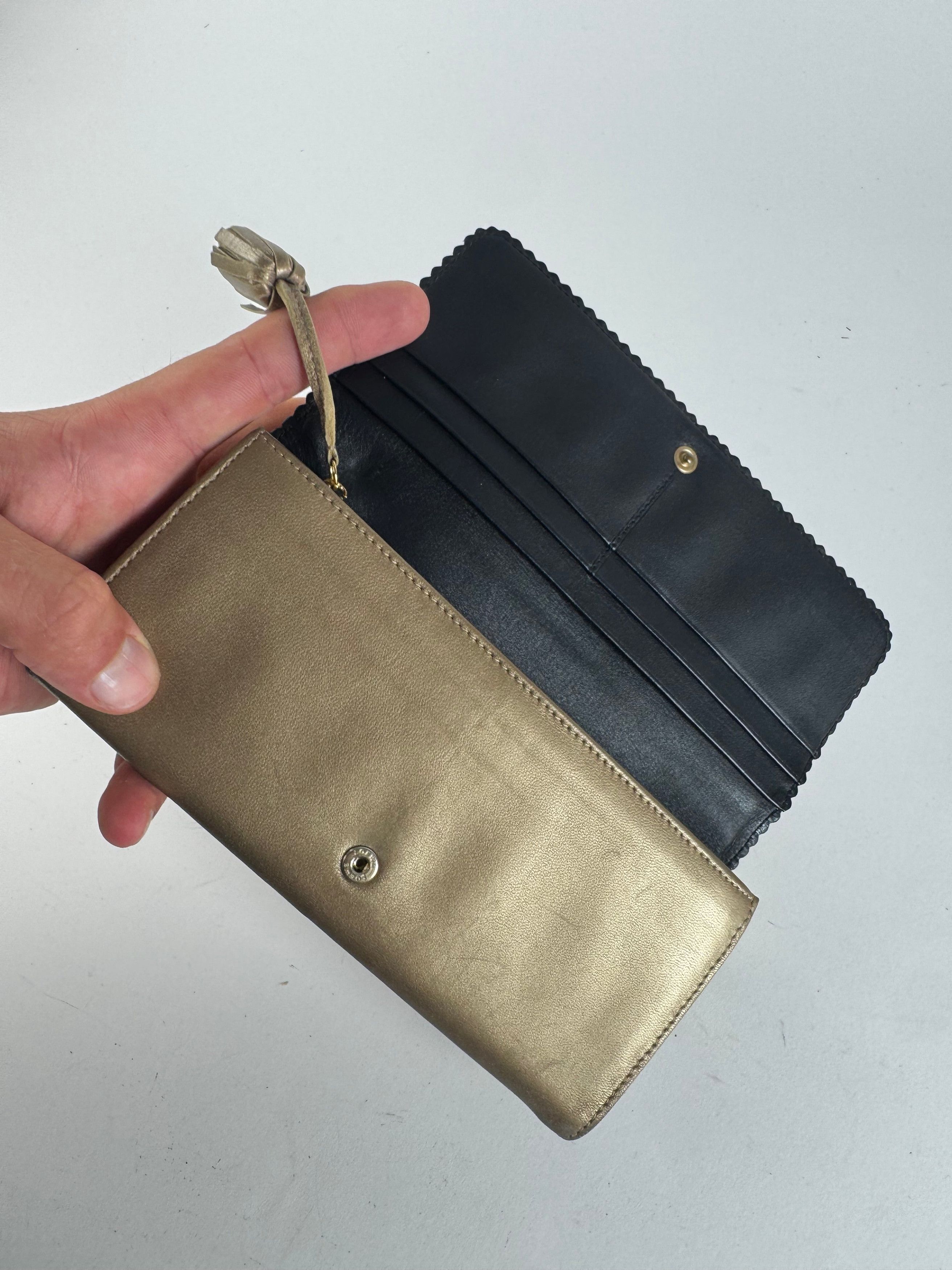 Loewe Vintage Madrid Leather wallet golden Size ONE SIZE - 5 Thumbnail