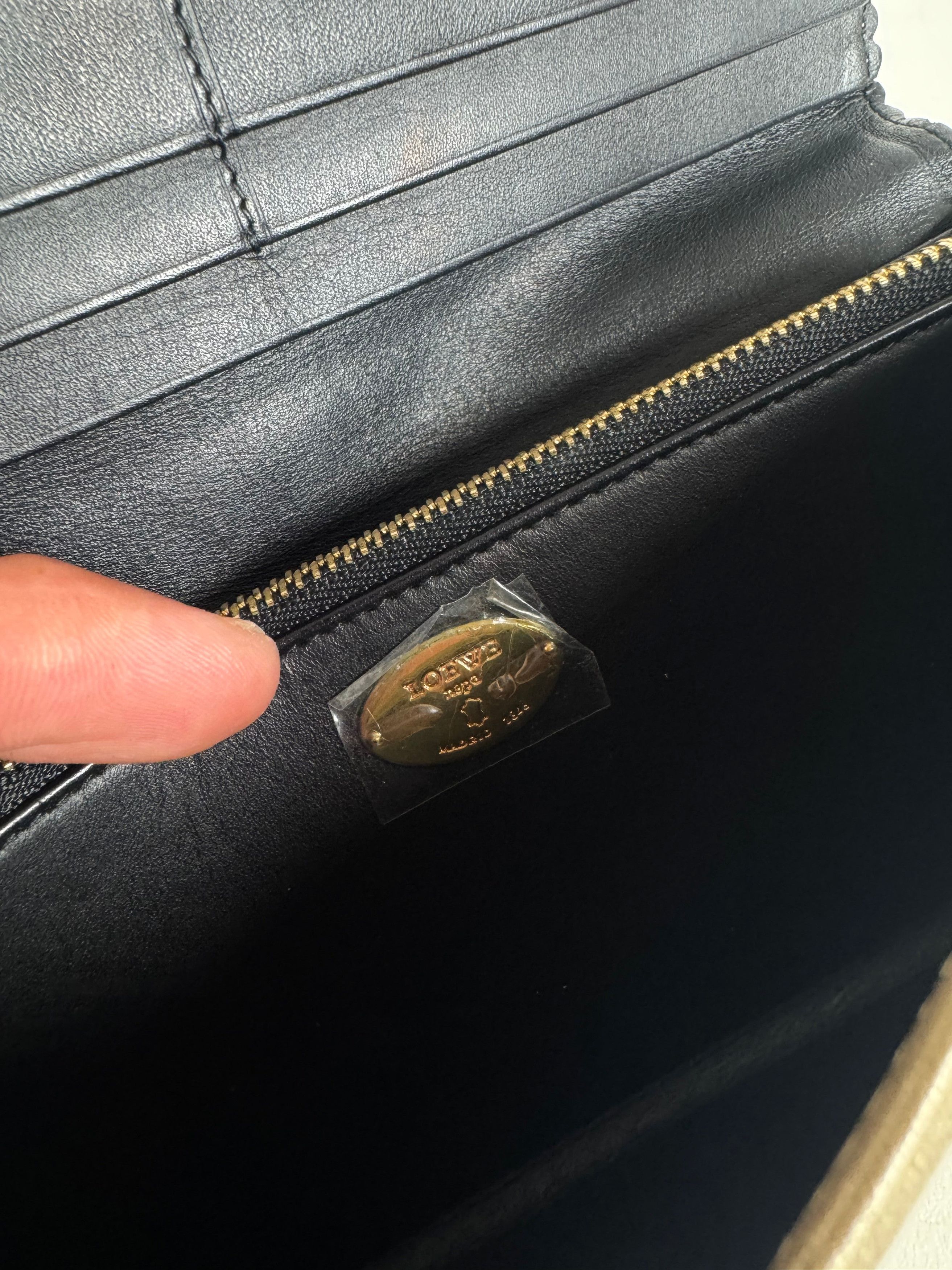 Loewe Vintage Madrid Leather wallet golden Size ONE SIZE - 14 Thumbnail