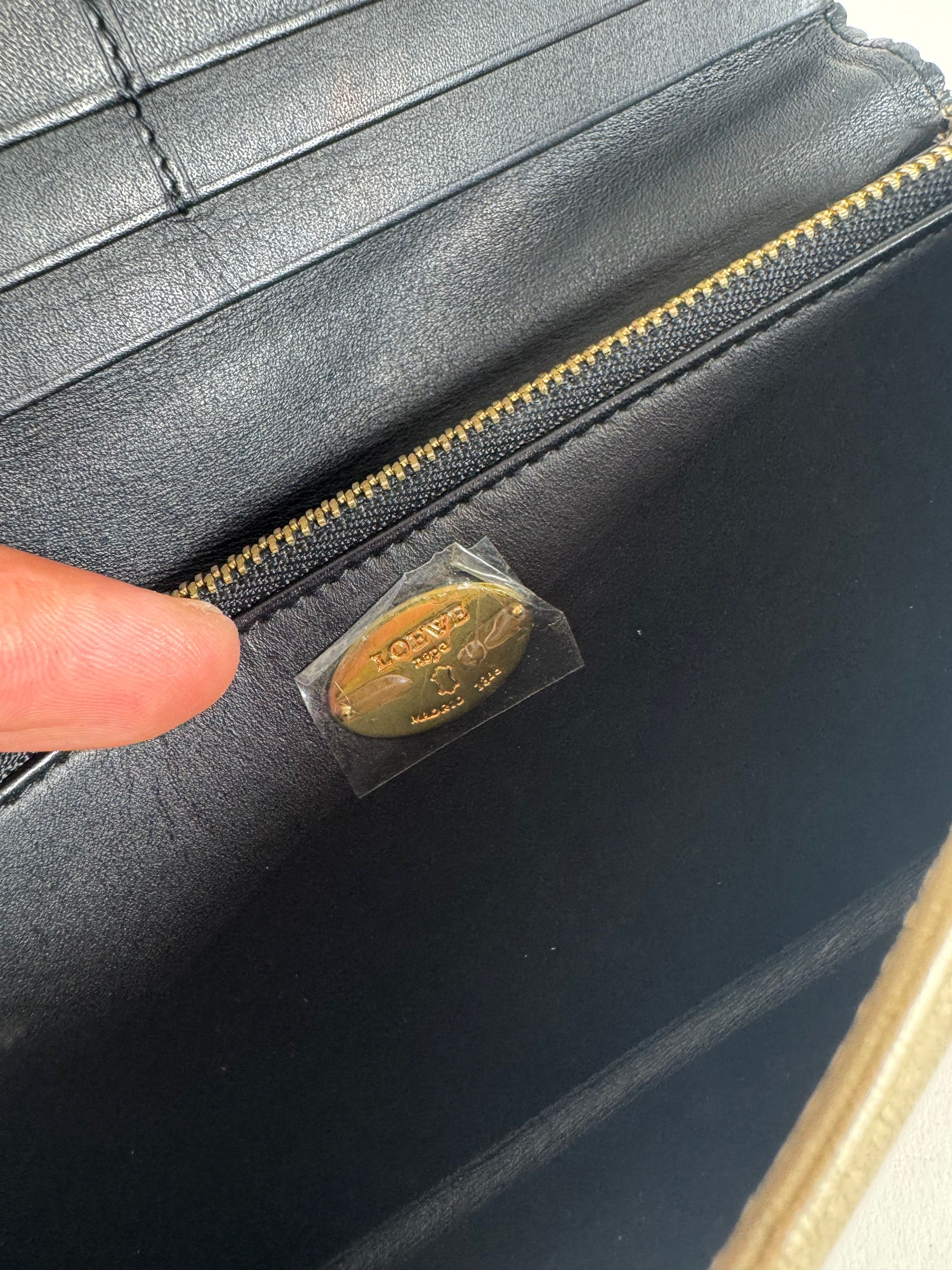 Loewe Vintage Madrid Leather wallet golden Size ONE SIZE - 8 Thumbnail
