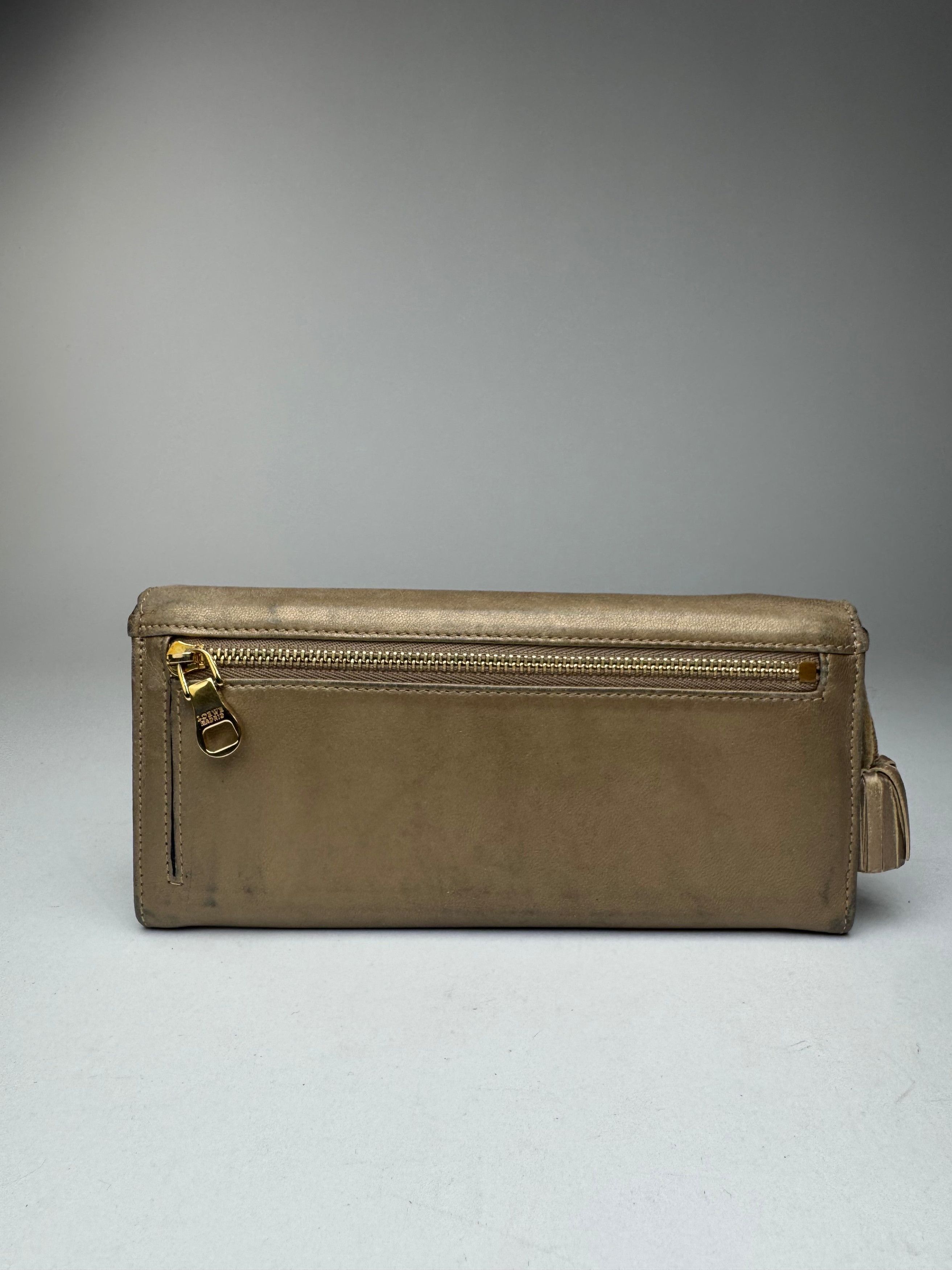 Loewe Vintage Madrid Leather wallet golden Size ONE SIZE - 7 Thumbnail