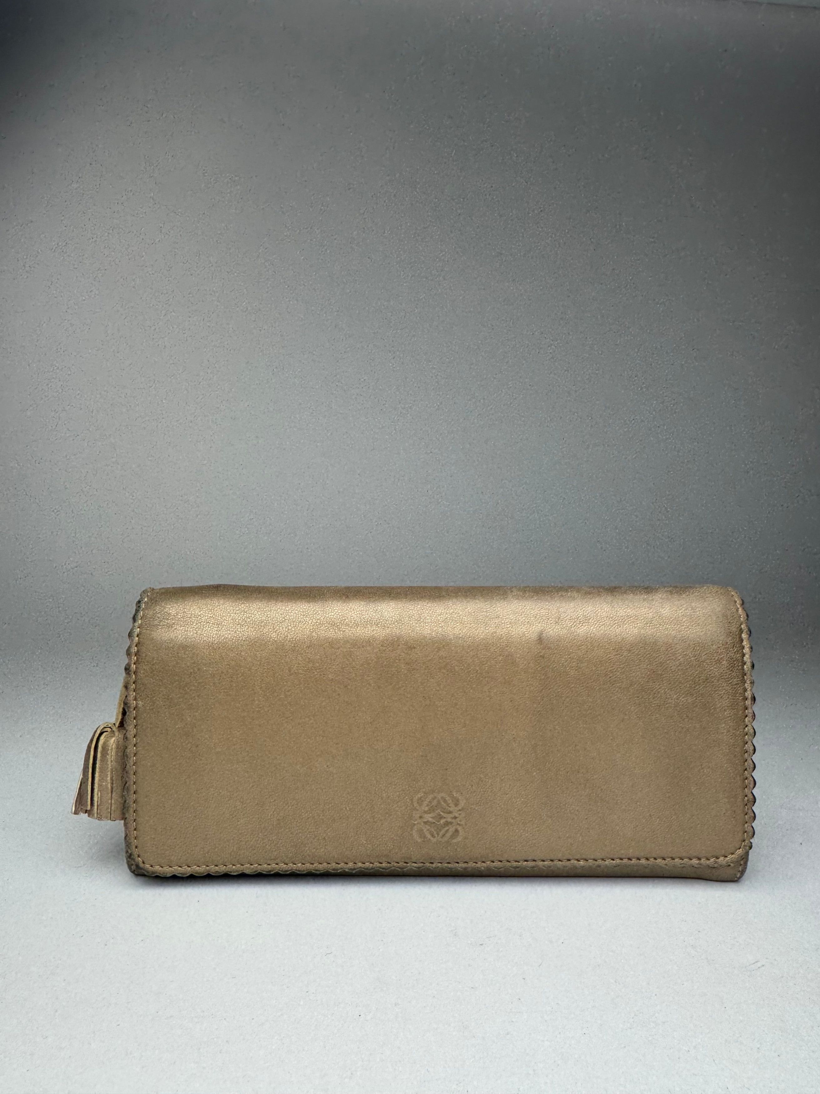 Loewe Vintage Madrid Leather wallet golden Size ONE SIZE - 12 Thumbnail