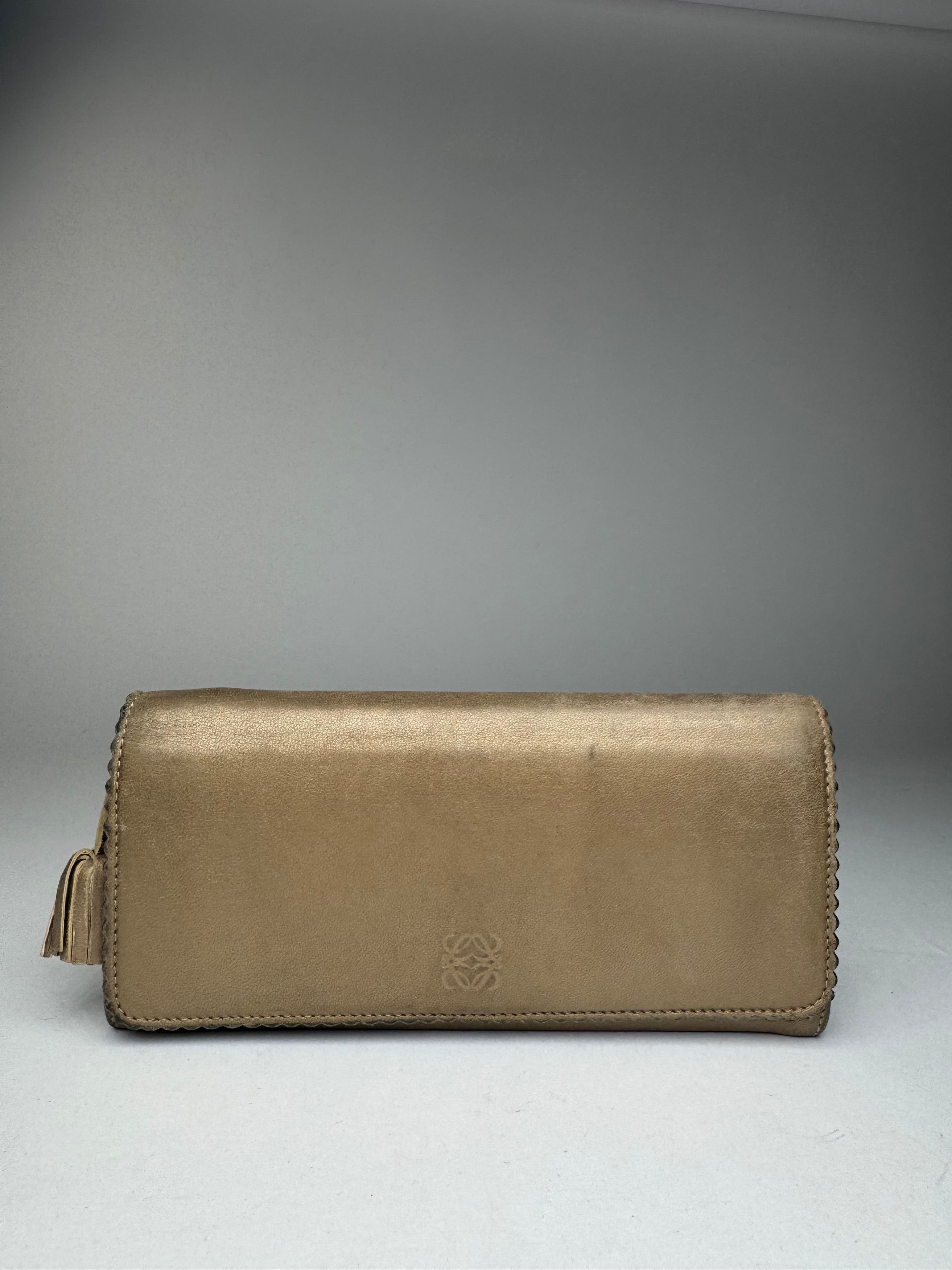 Loewe Vintage Madrid Leather wallet golden Size ONE SIZE - 6 Thumbnail