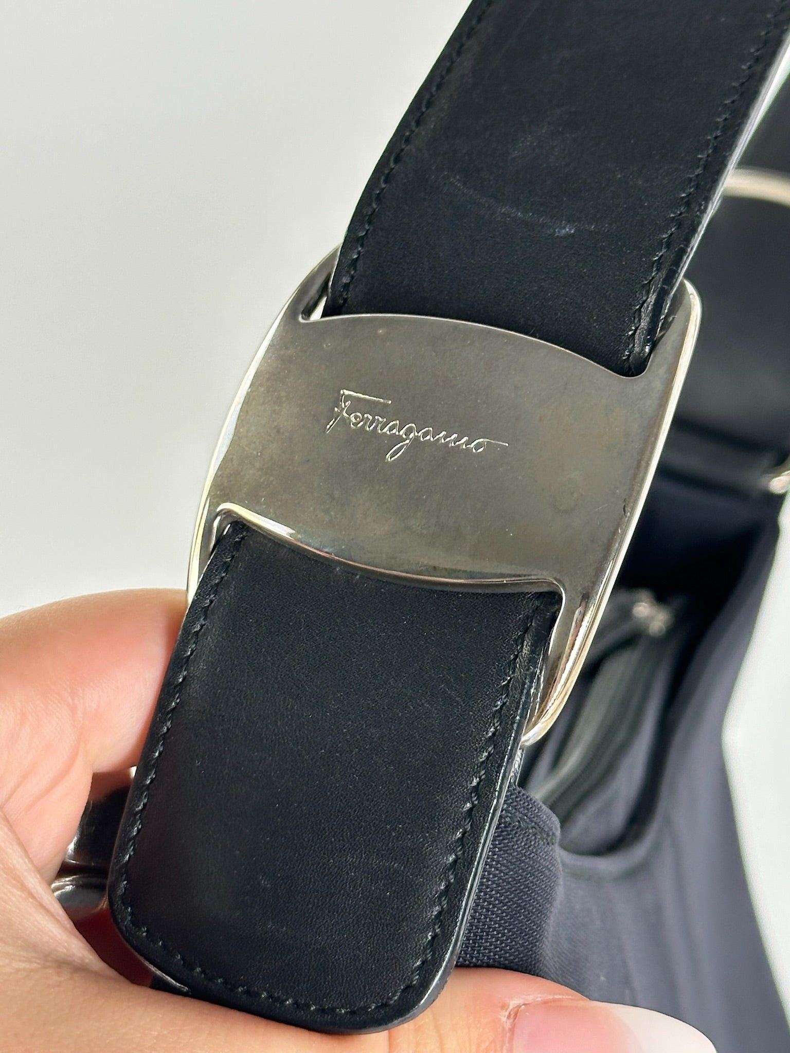 Salvatore Ferragamo Vintage Ferragamo Canvas bag black Size ONE SIZE - 9 Thumbnail