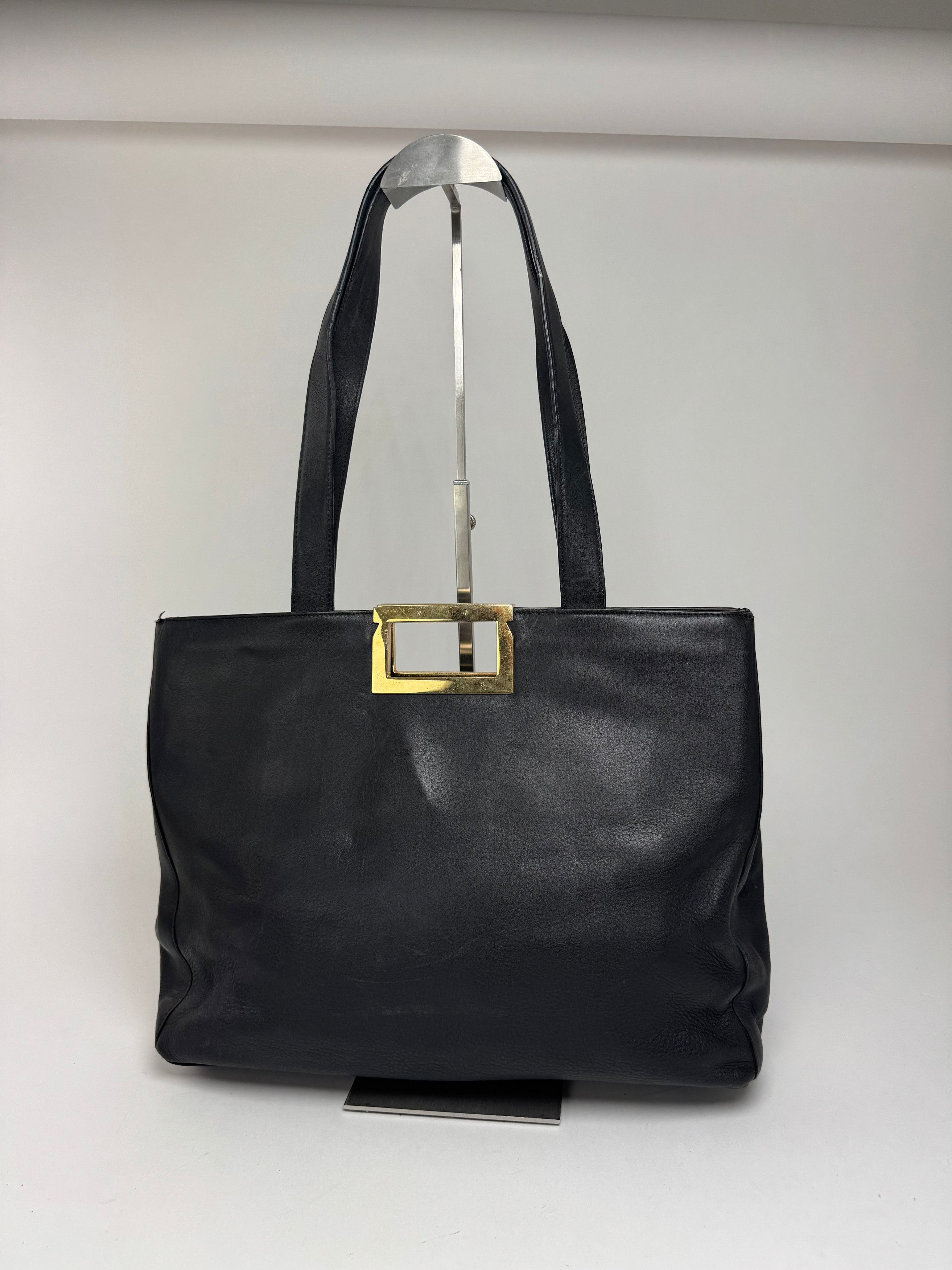 Salvatore Ferragamo Vintage Leather bag black Size ONE SIZE - 2 Thumbnail