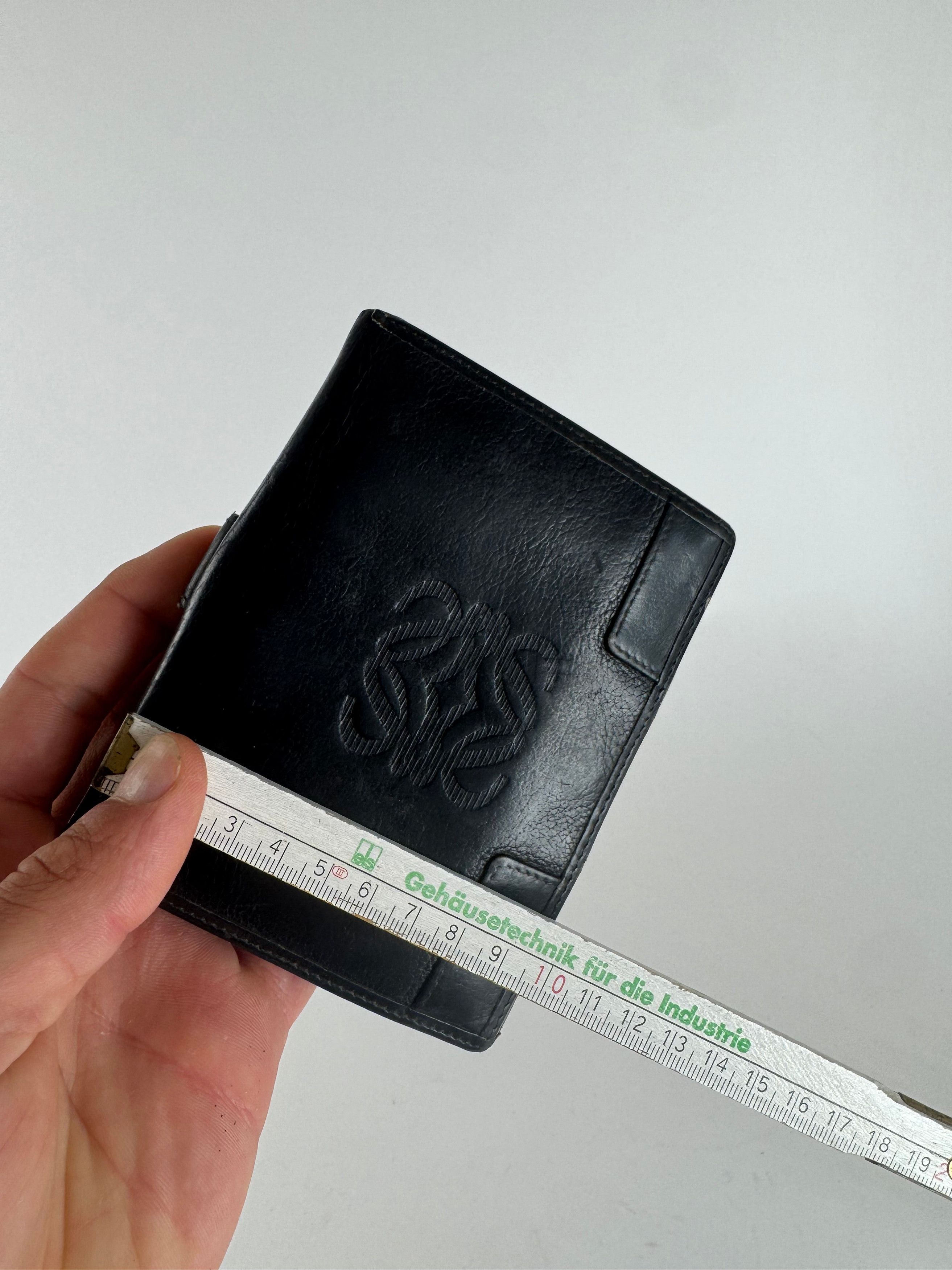 Loewe Vintage Anagram Leather wallet black Size ONE SIZE - 10 Thumbnail